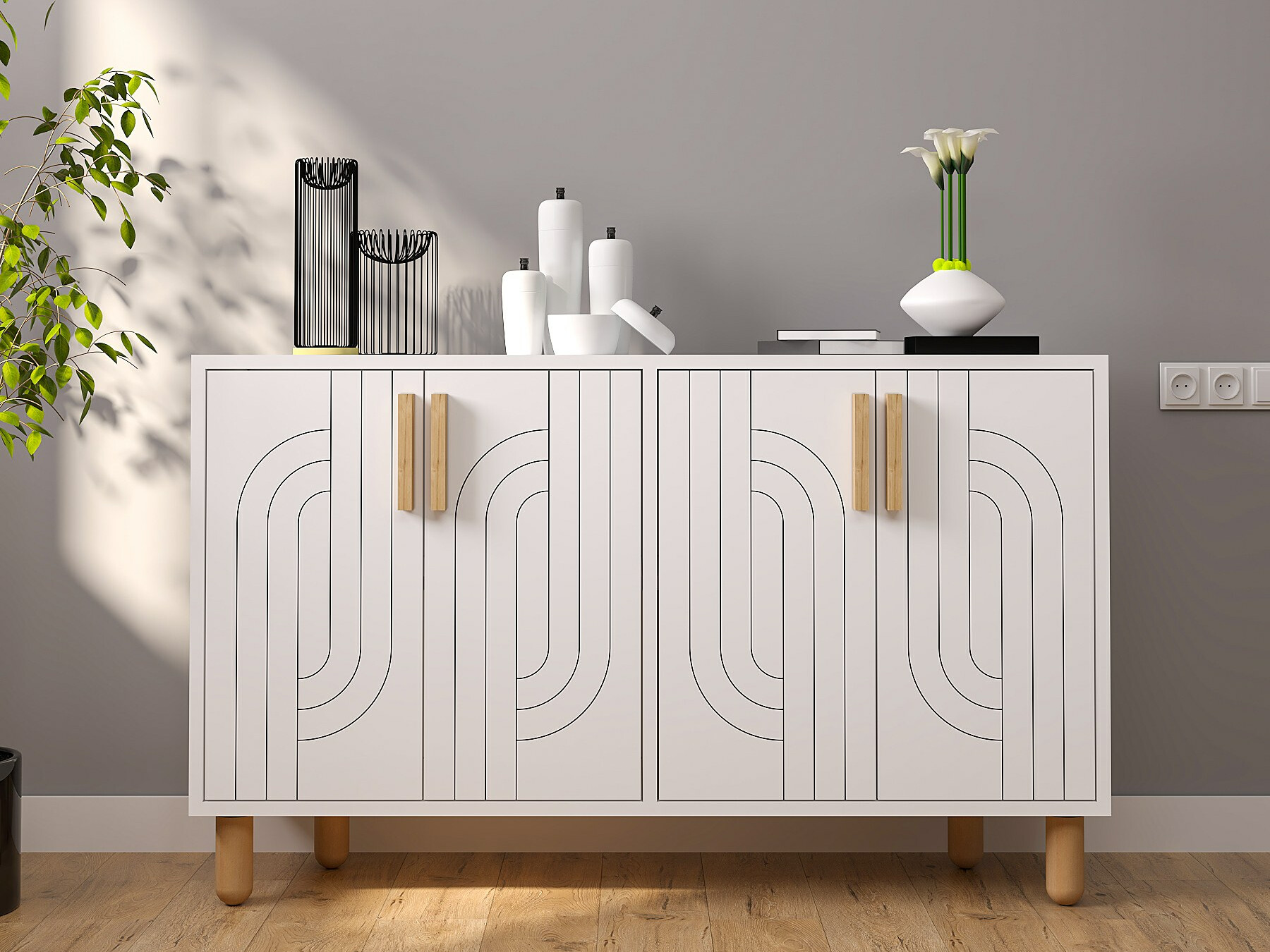 Шкафчик Kailua 2544 (Белый)