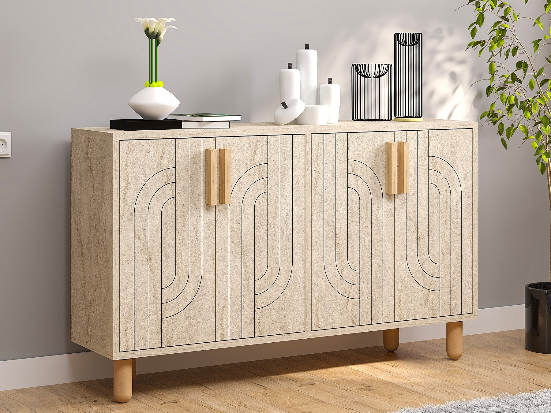 Шкафчик Kailua 2544 (Светло-коричневый)