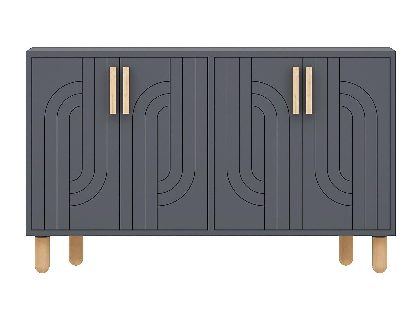 Skapis Kailua 2544 (Antracīts)