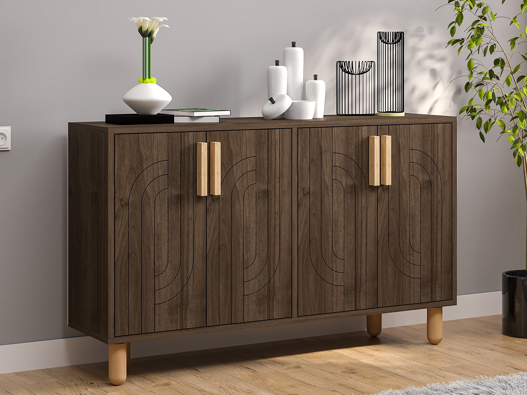 Skapis Kailua 2544 (Riekstkoks)