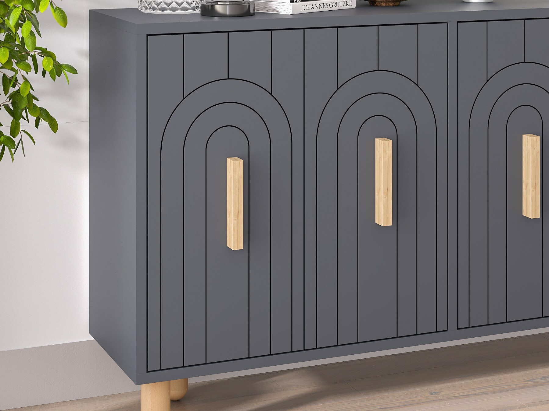 Skapis Kailua 2545 (Antracīts)