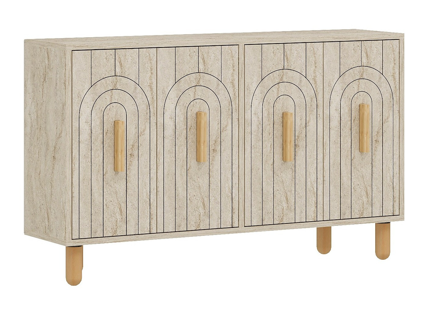 Skapis Kailua 2545 (Gaiši brūns)