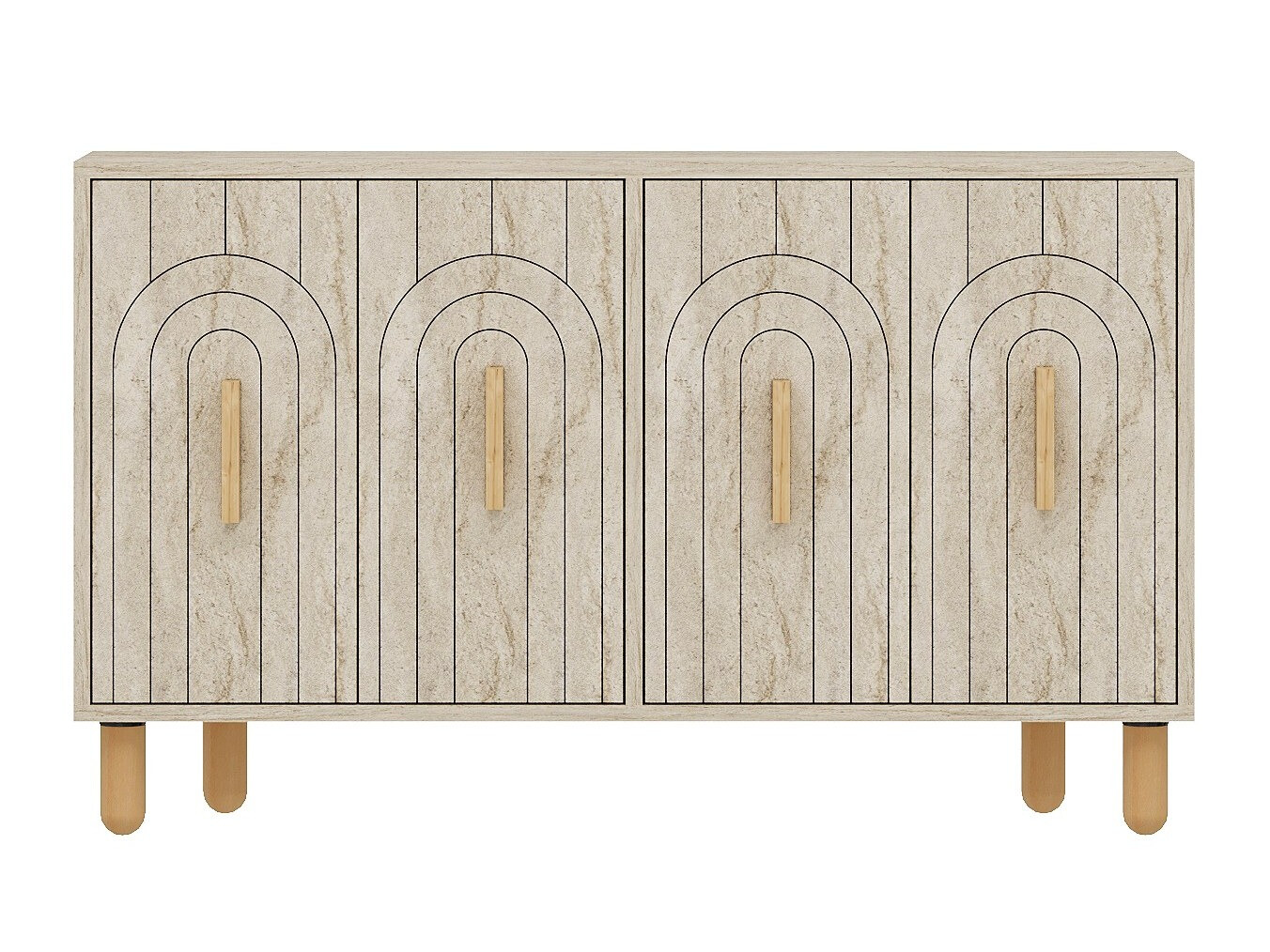 Skapis Kailua 2545 (Gaiši brūns)