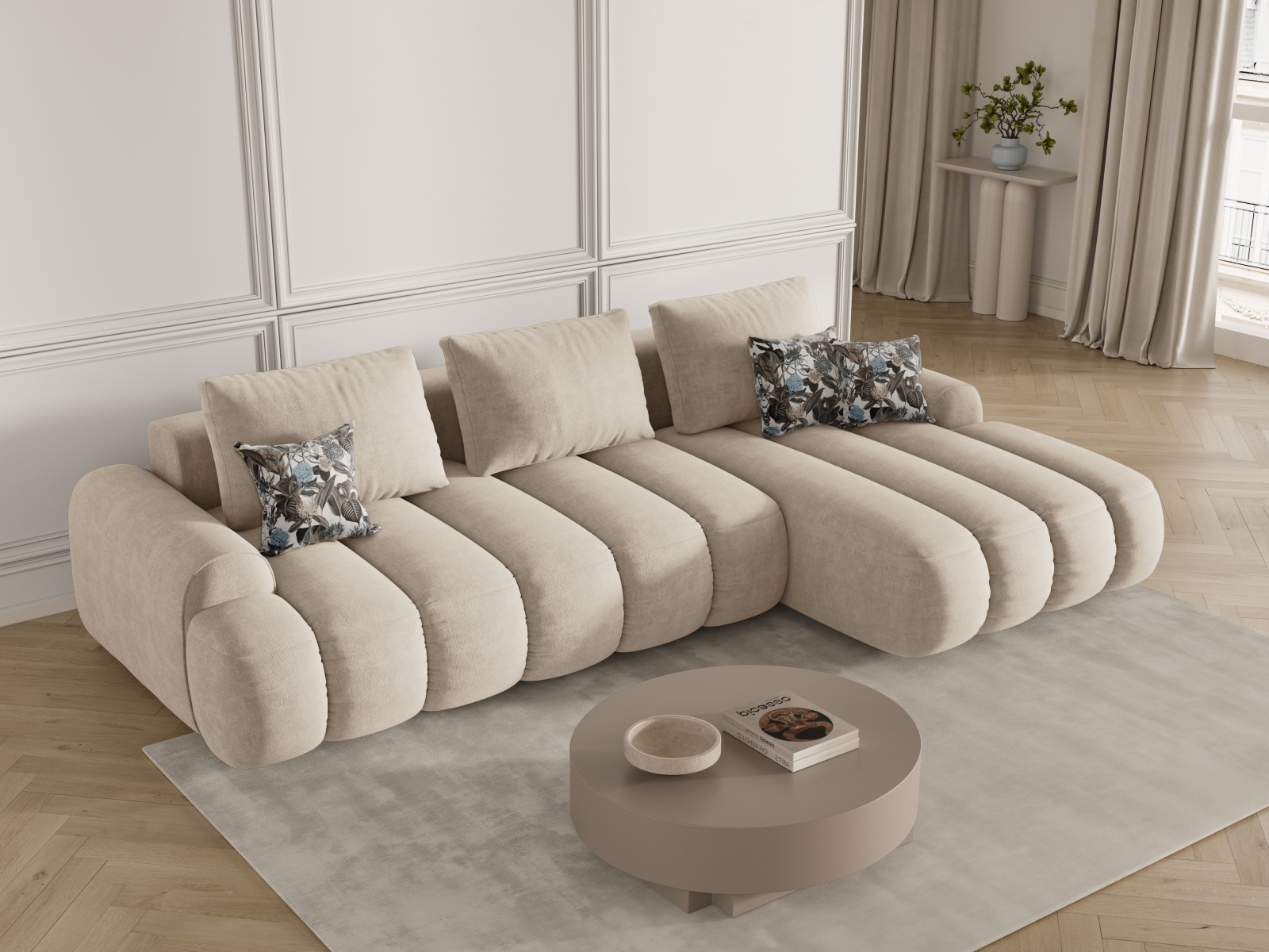 Stūra dīvāns Evarelbo 103 (Vogue 01)