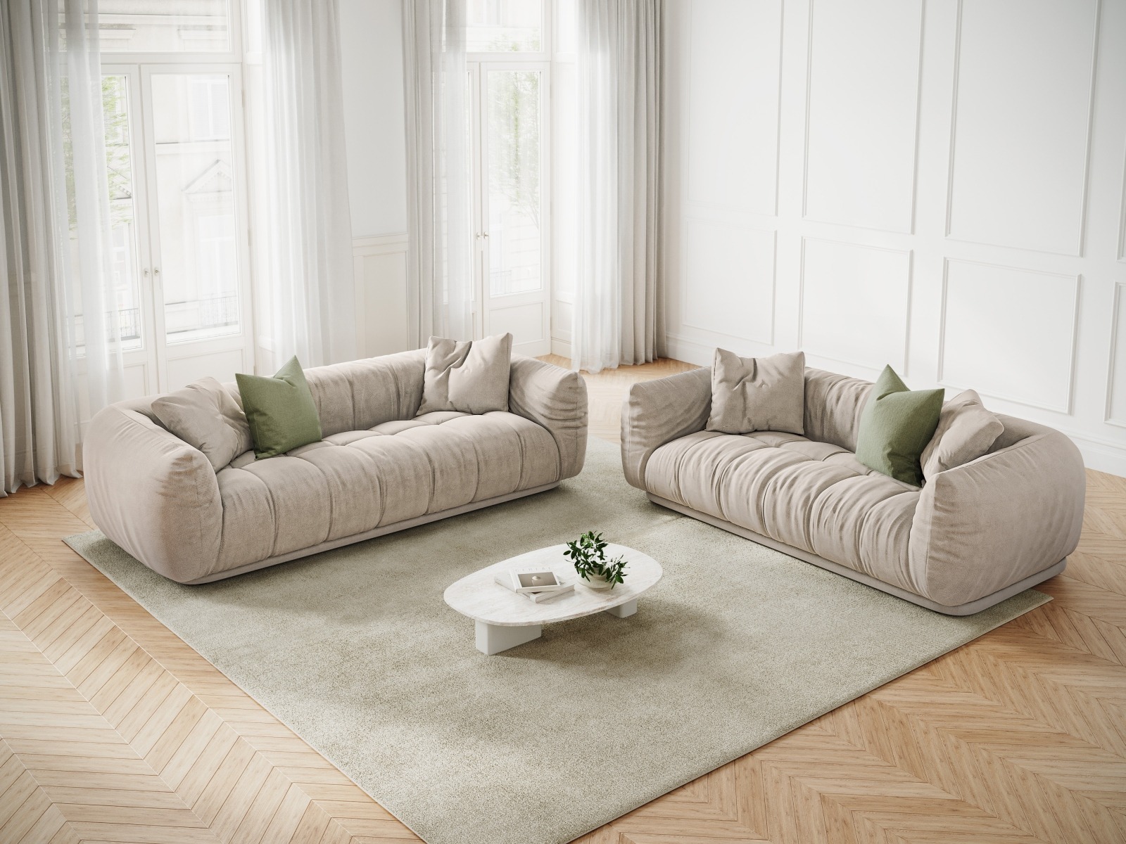 Dīvāns Beckley 174 (Heritage Pearl)