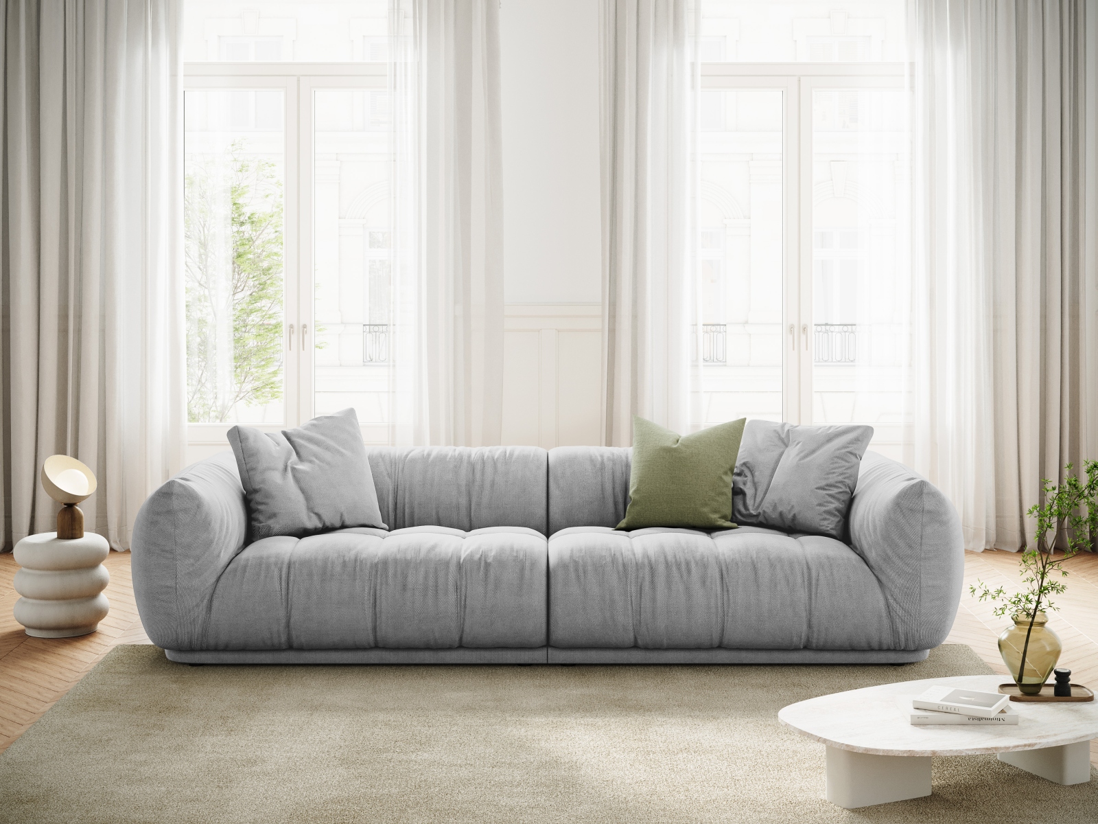 Dīvāns Beckley 176 (Heritage Cement)