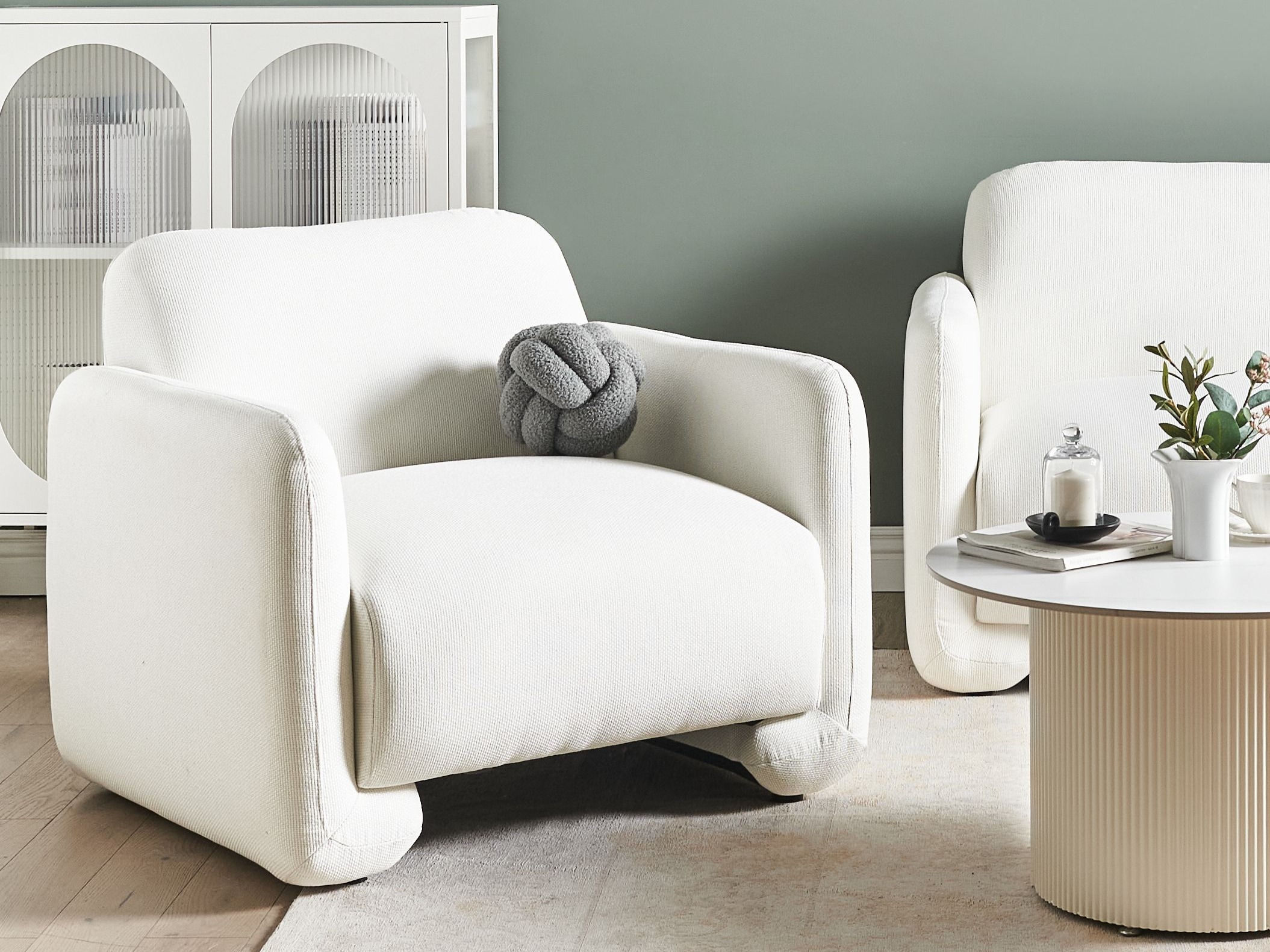 Krēsls Berwyn 2701 (Balts)