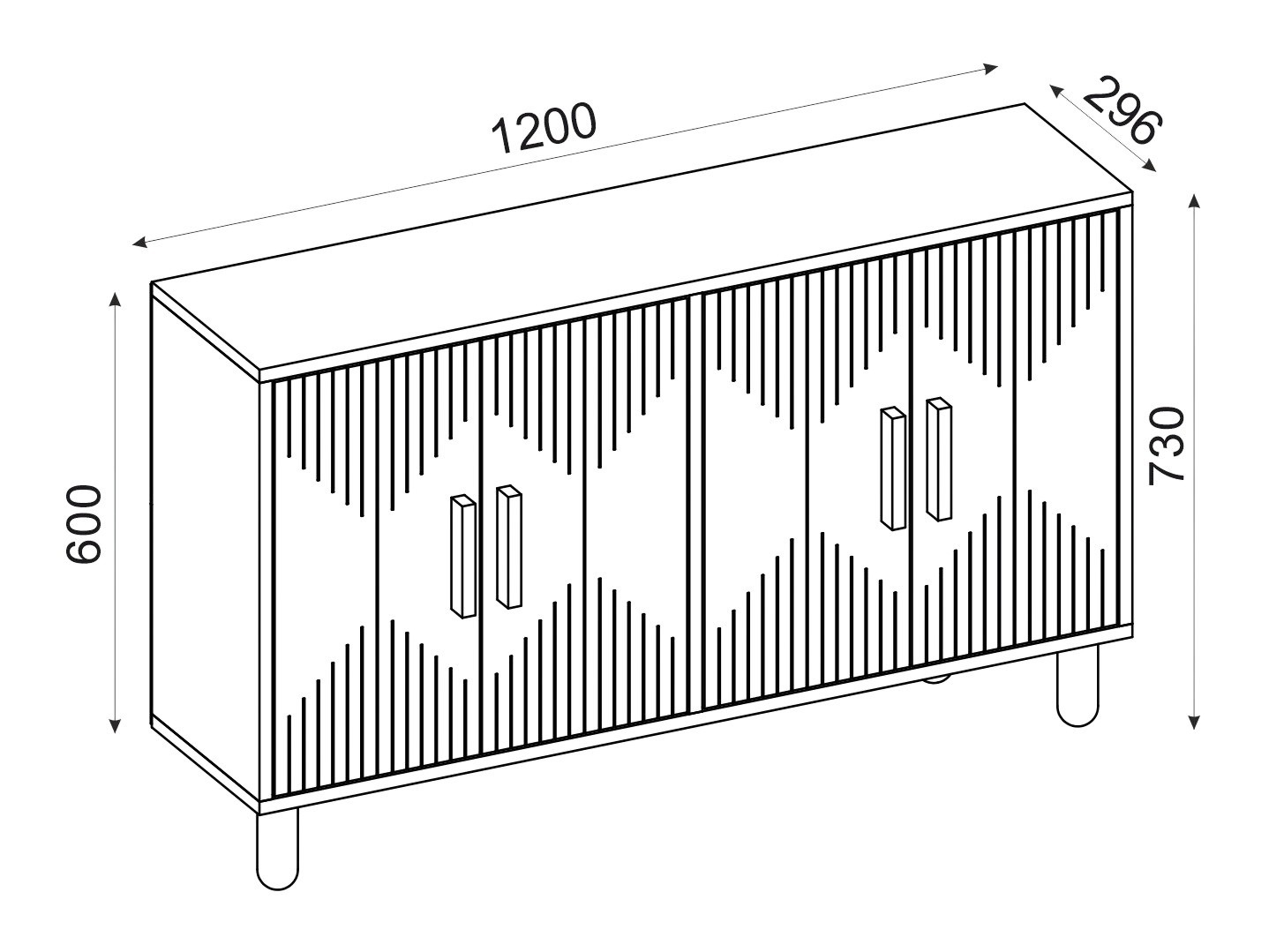 Шкафчик Kailua 2546 (Грецкий орех)