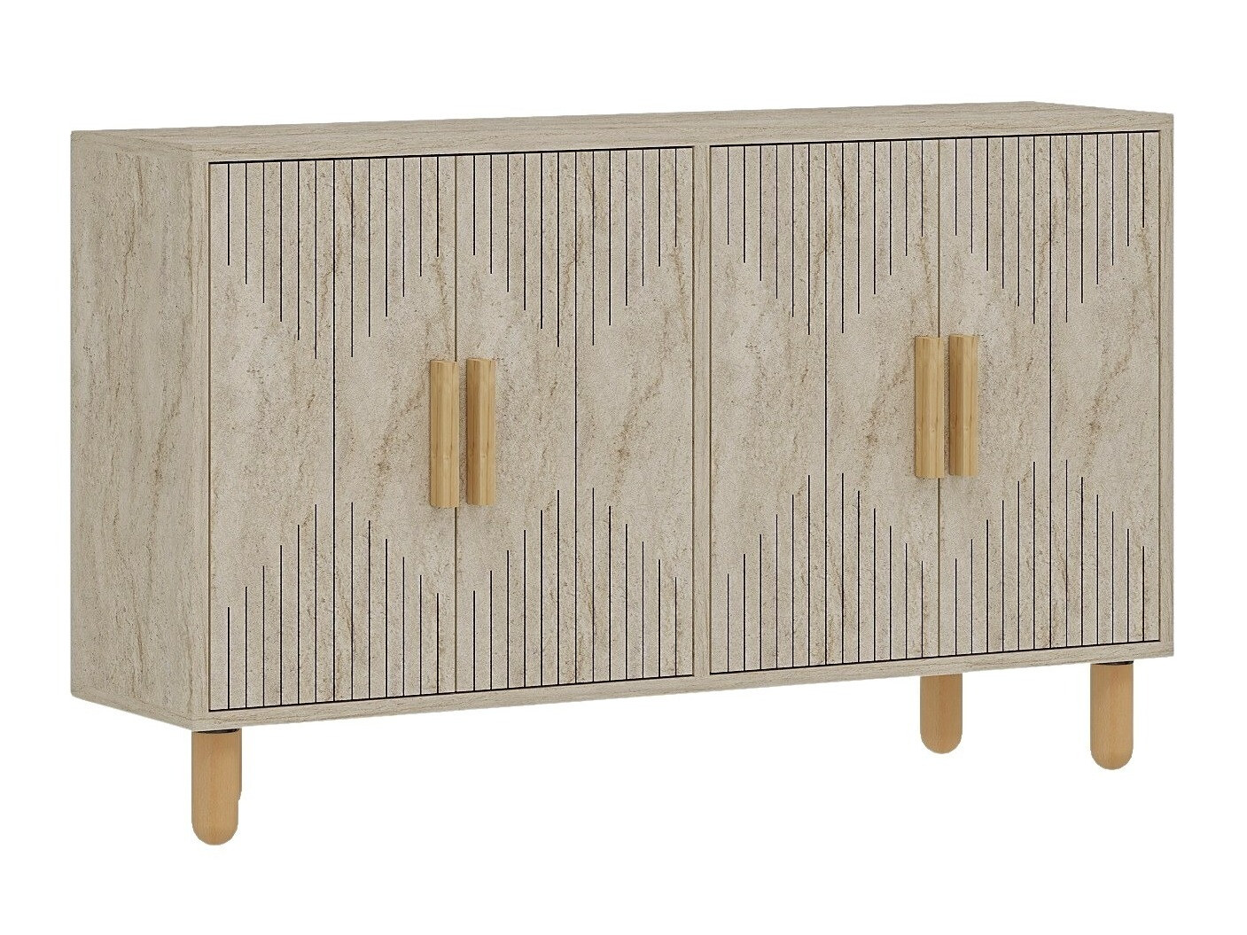 Skapis Kailua 2546 (Gaiši brūns)