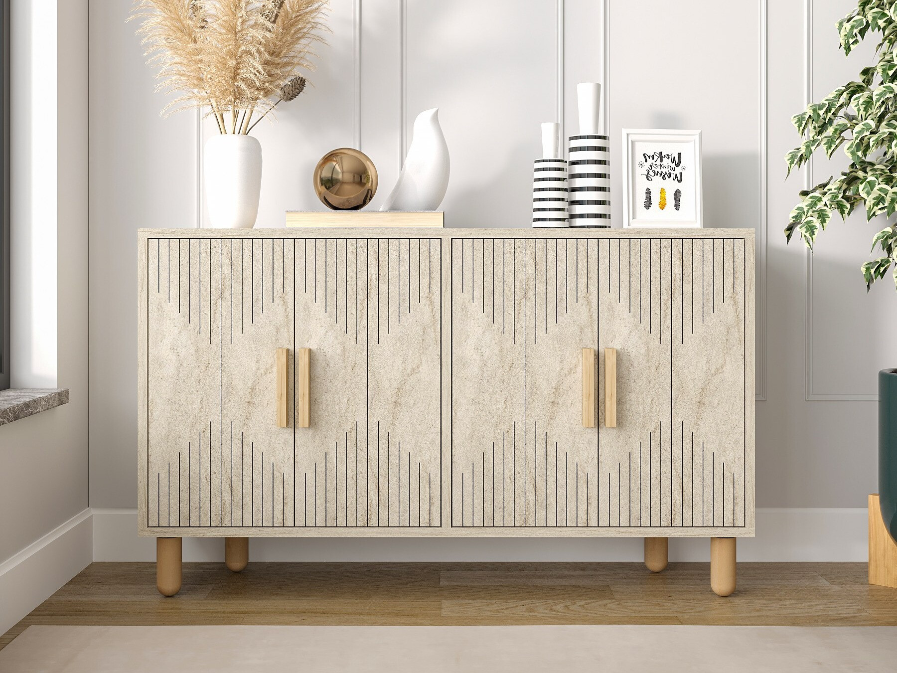 Skapis Kailua 2546 (Gaiši brūns)