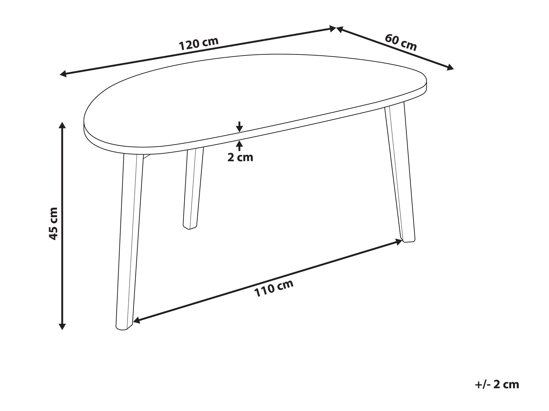 Žurnālu galdiņš Berwyn 2698