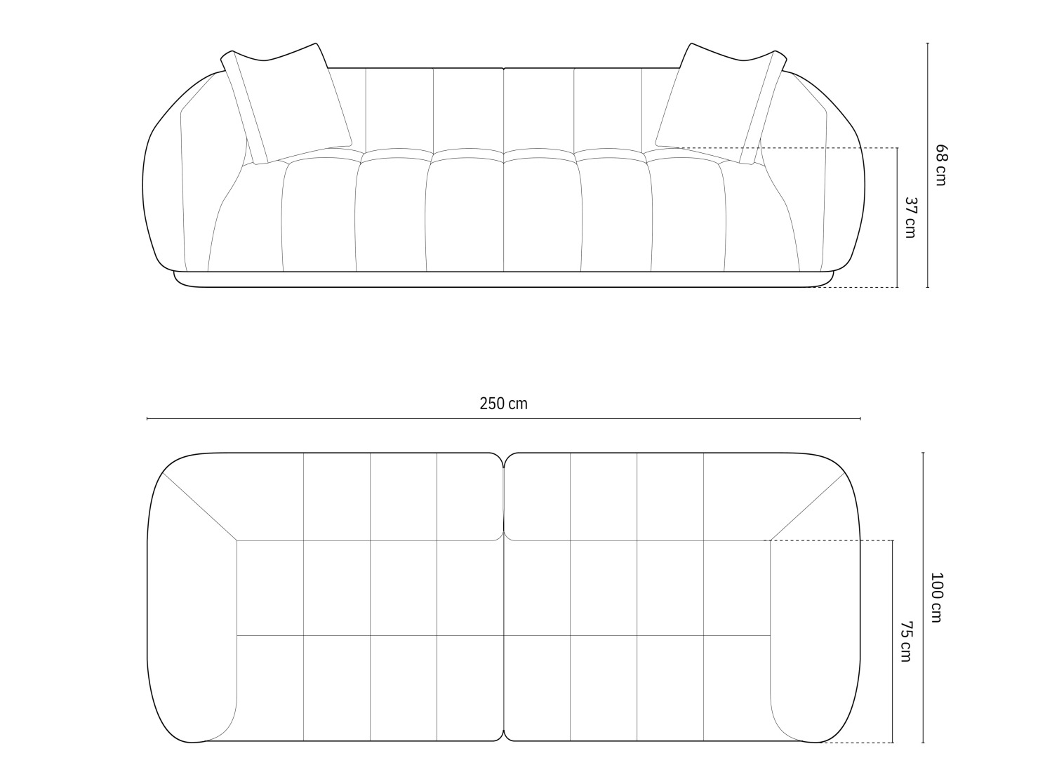 Диван Beckley 176 (Heritage Ash)