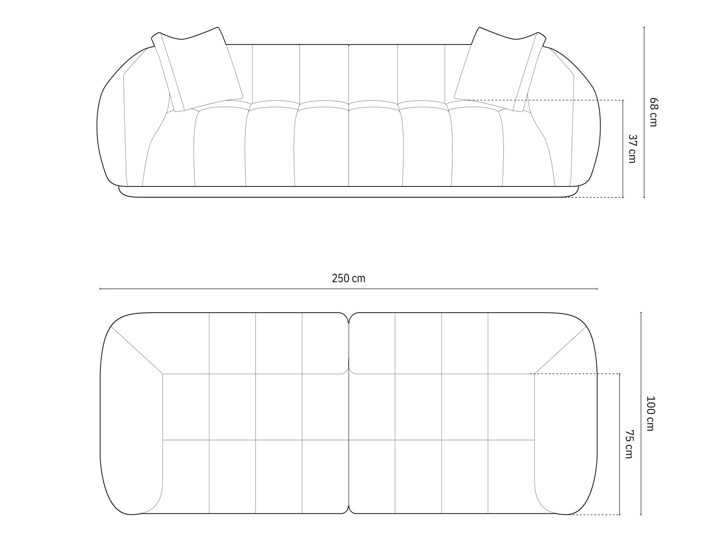 Dīvāns Beckley 176 (Liberty 21)