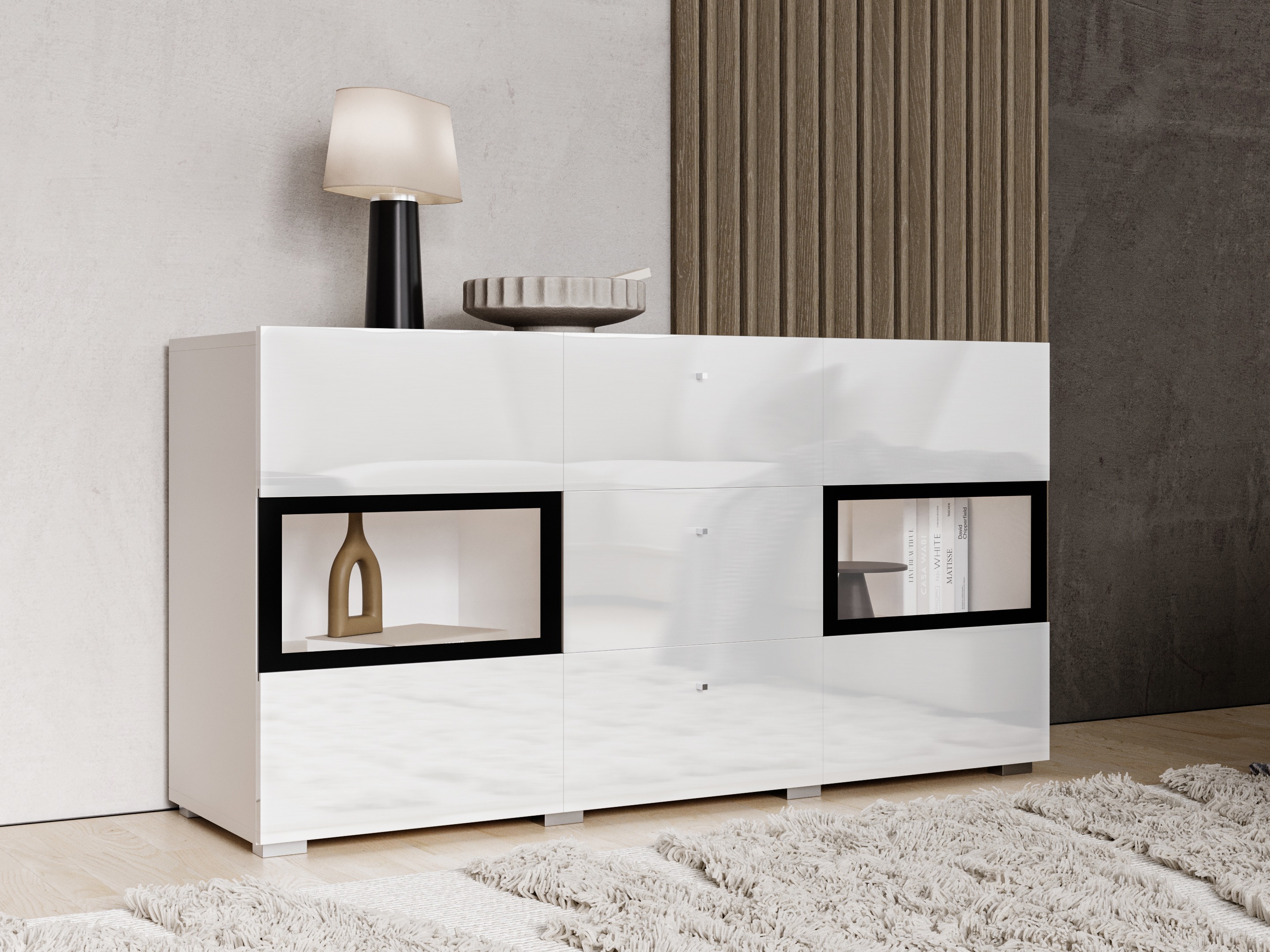 Kumode Serodeu 101 (Balts + Glancēts balts)