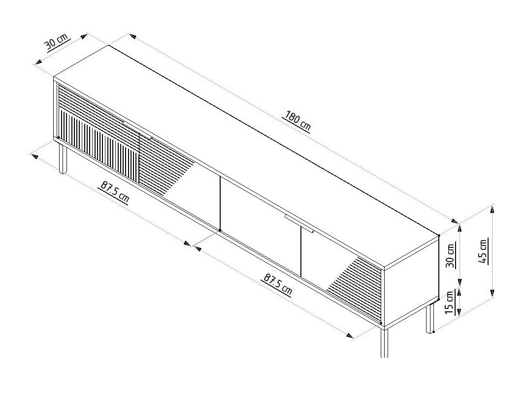 TV galds Kailua 2549 (Antracīts)