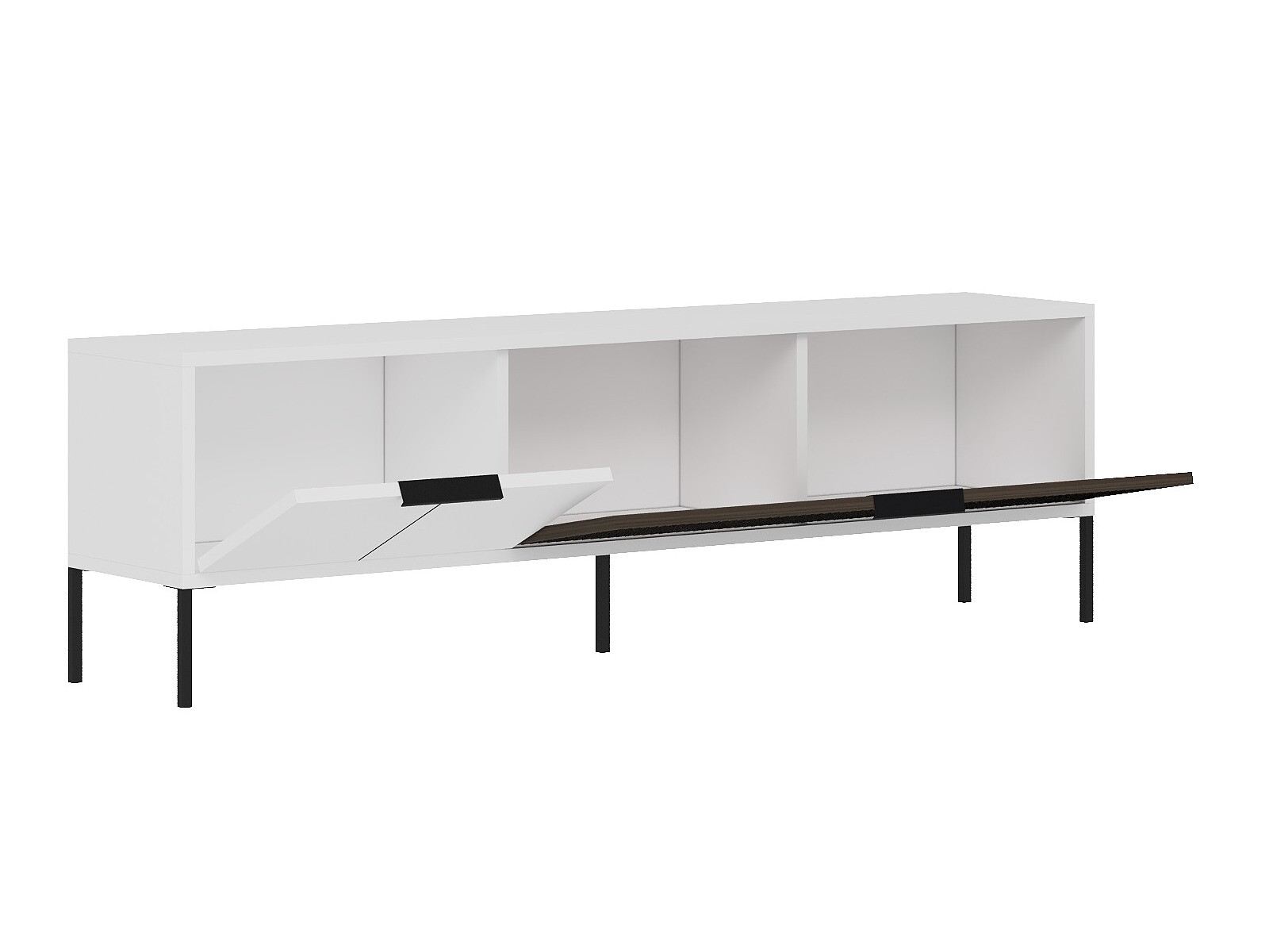 TV galds Kailua 2550 (Balts + Riekstkoks)