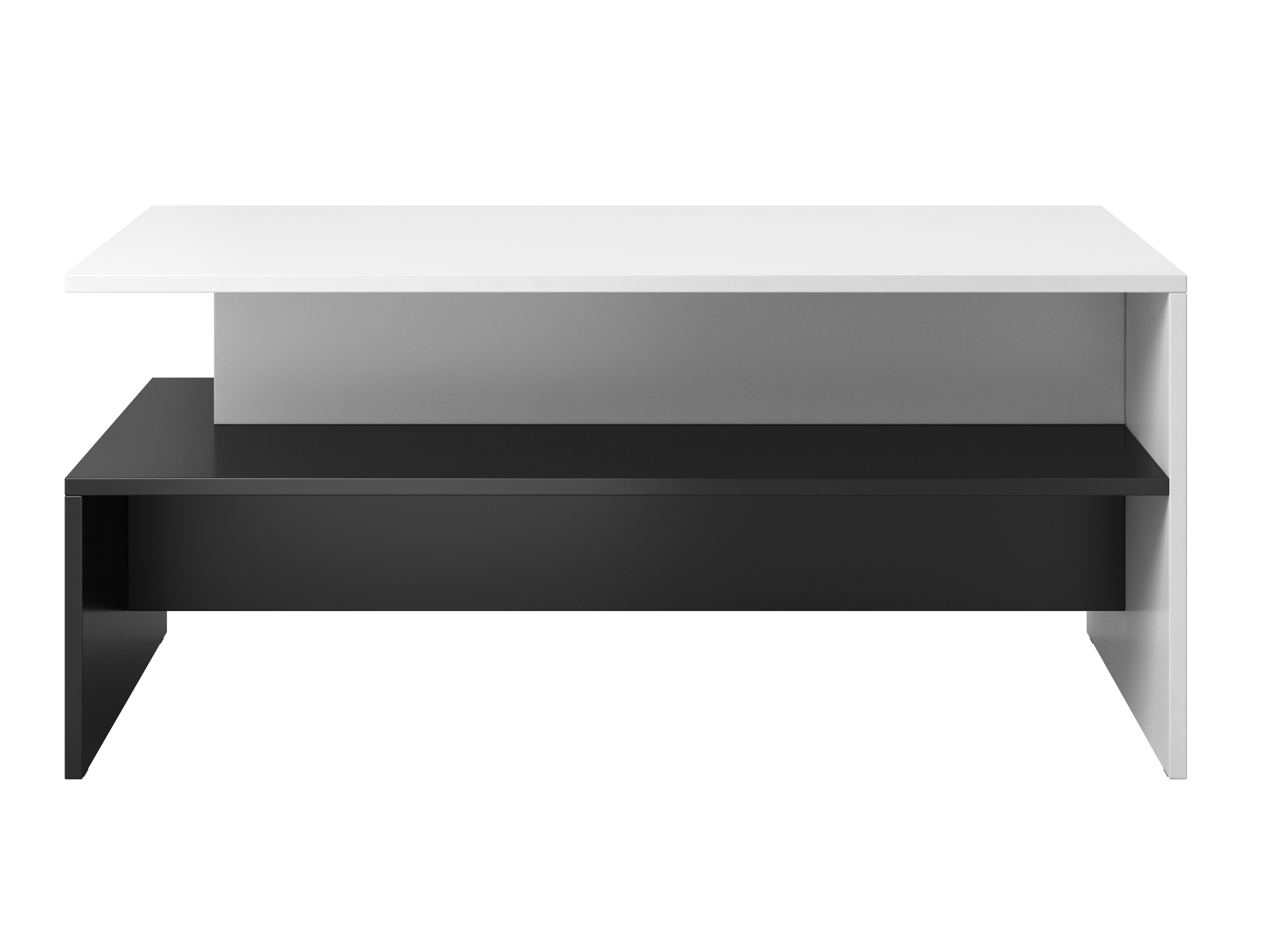 Журнальный столик Serodeu 103 (Белый + Чёрный)