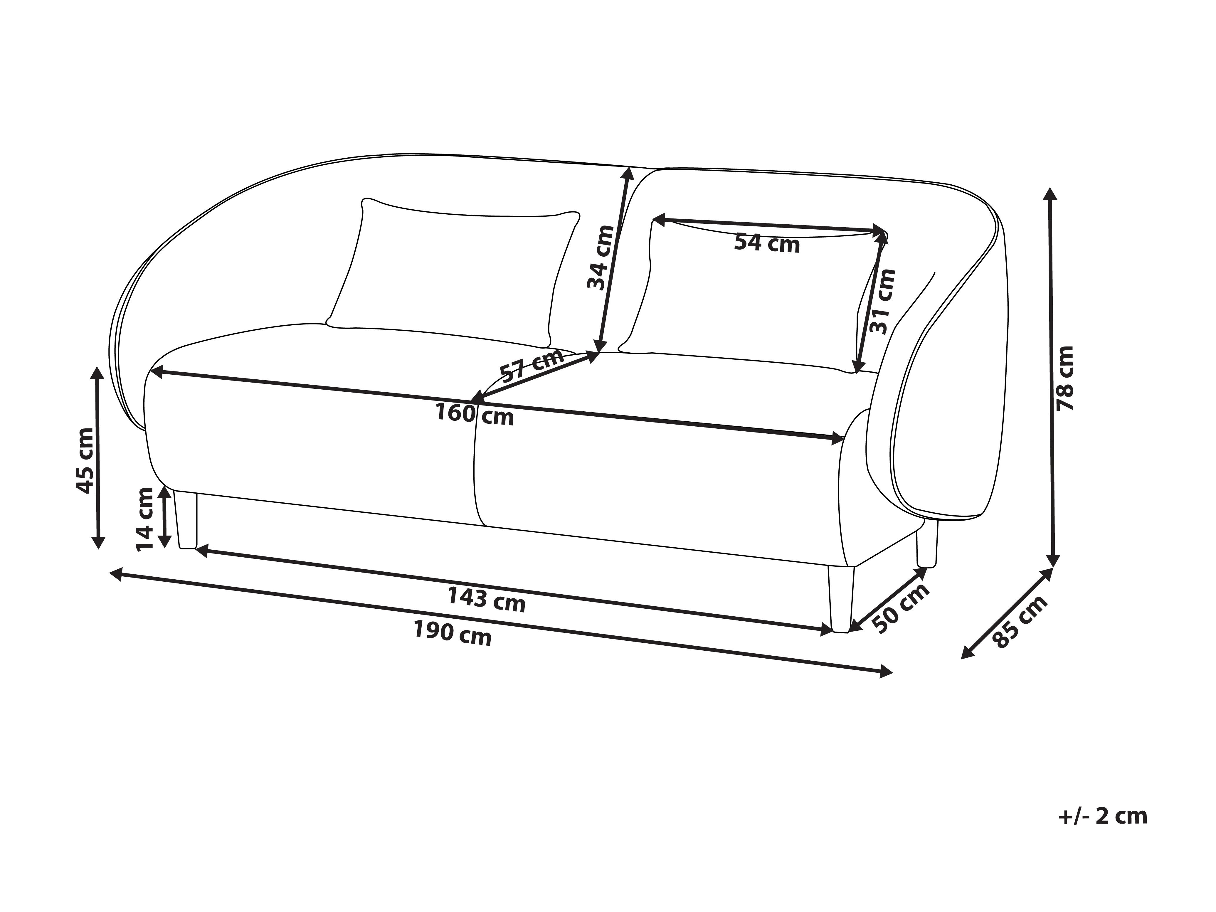 Dīvāns Berwyn 2706 (Gaiši bēšs)