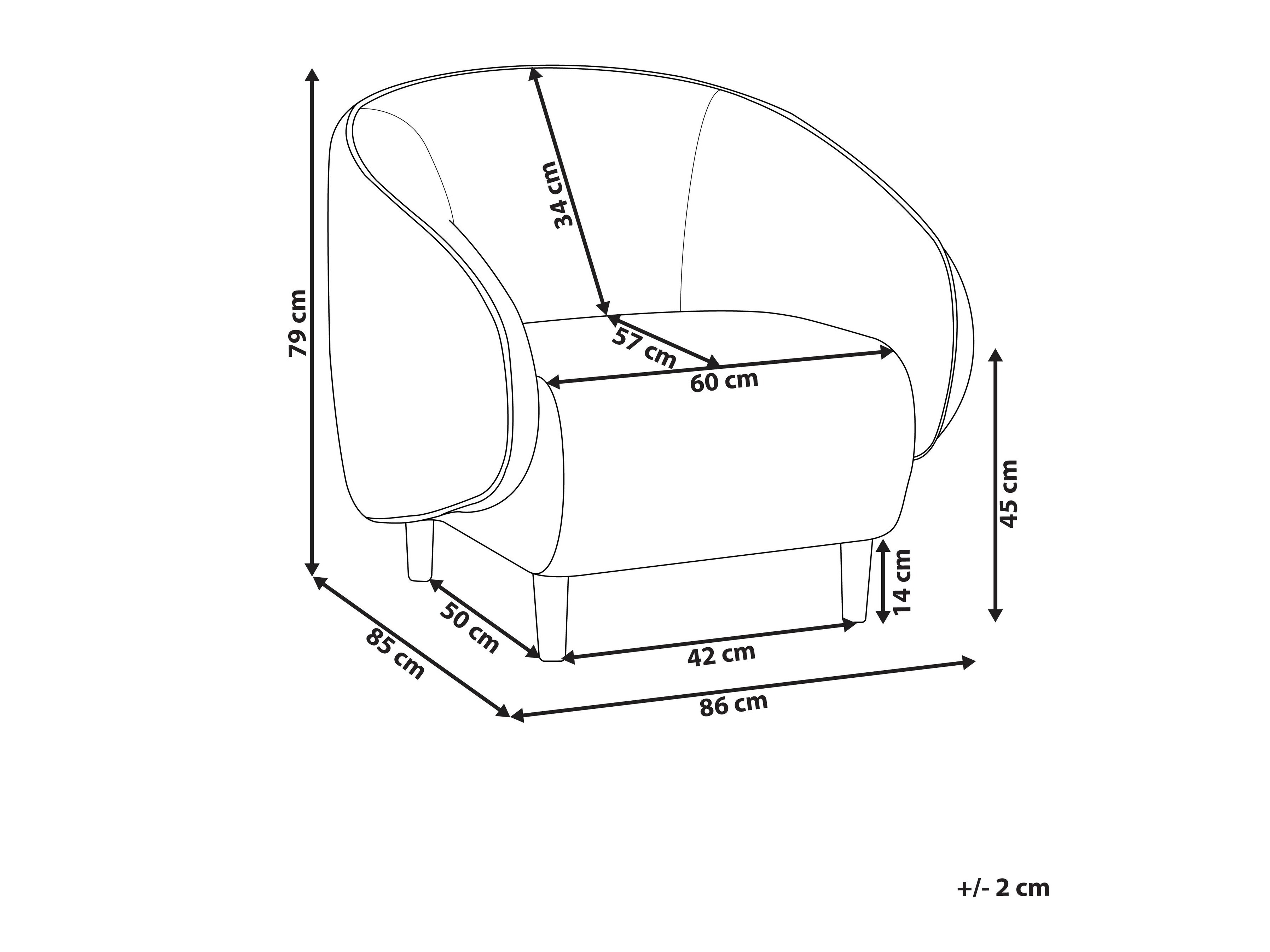 Krēsls Berwyn 2705 (Tumši dzeltens)