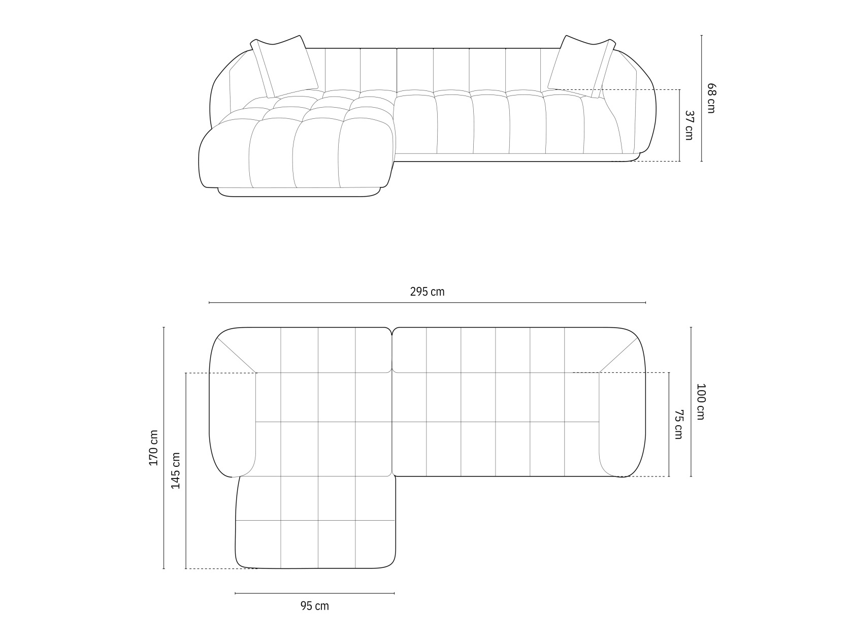Stūra dīvāns Beckley 179 (Liberty 2)