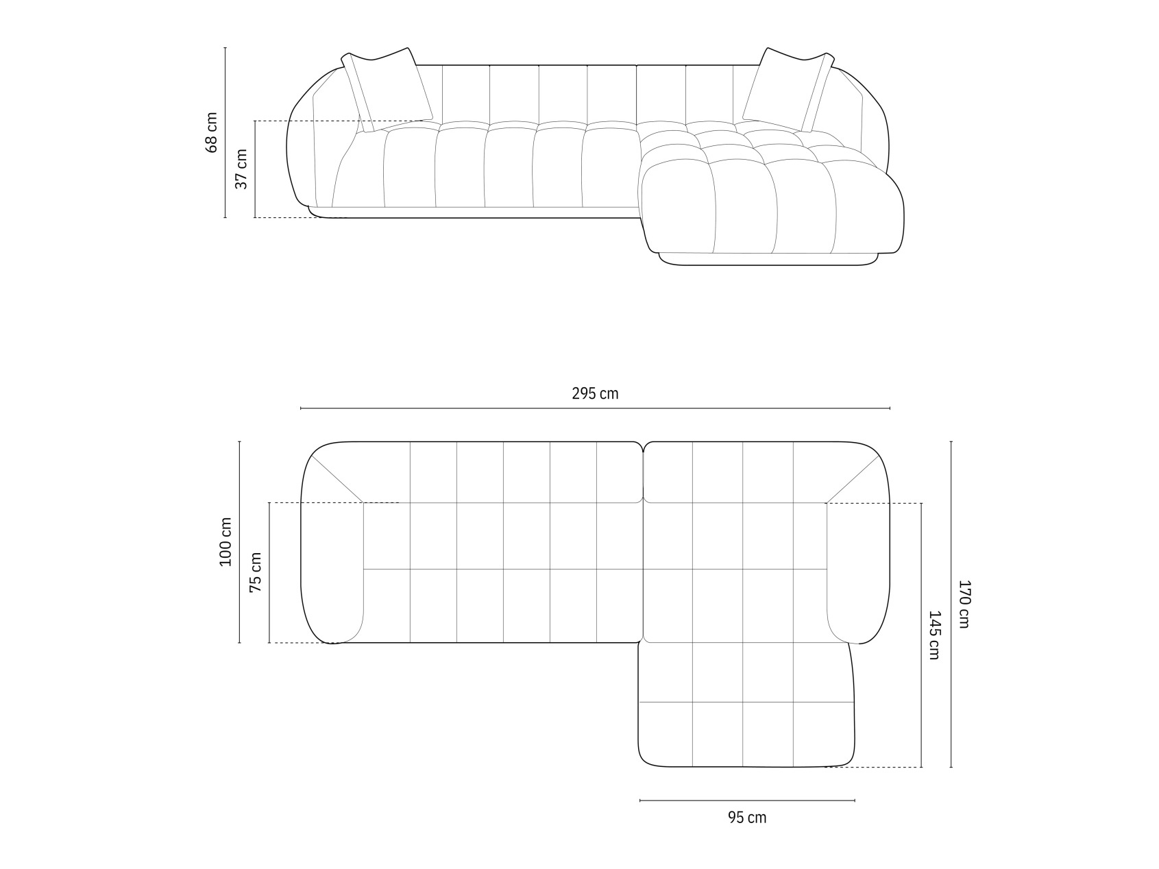 Stūra dīvāns Beckley 179 (Liberty 2)