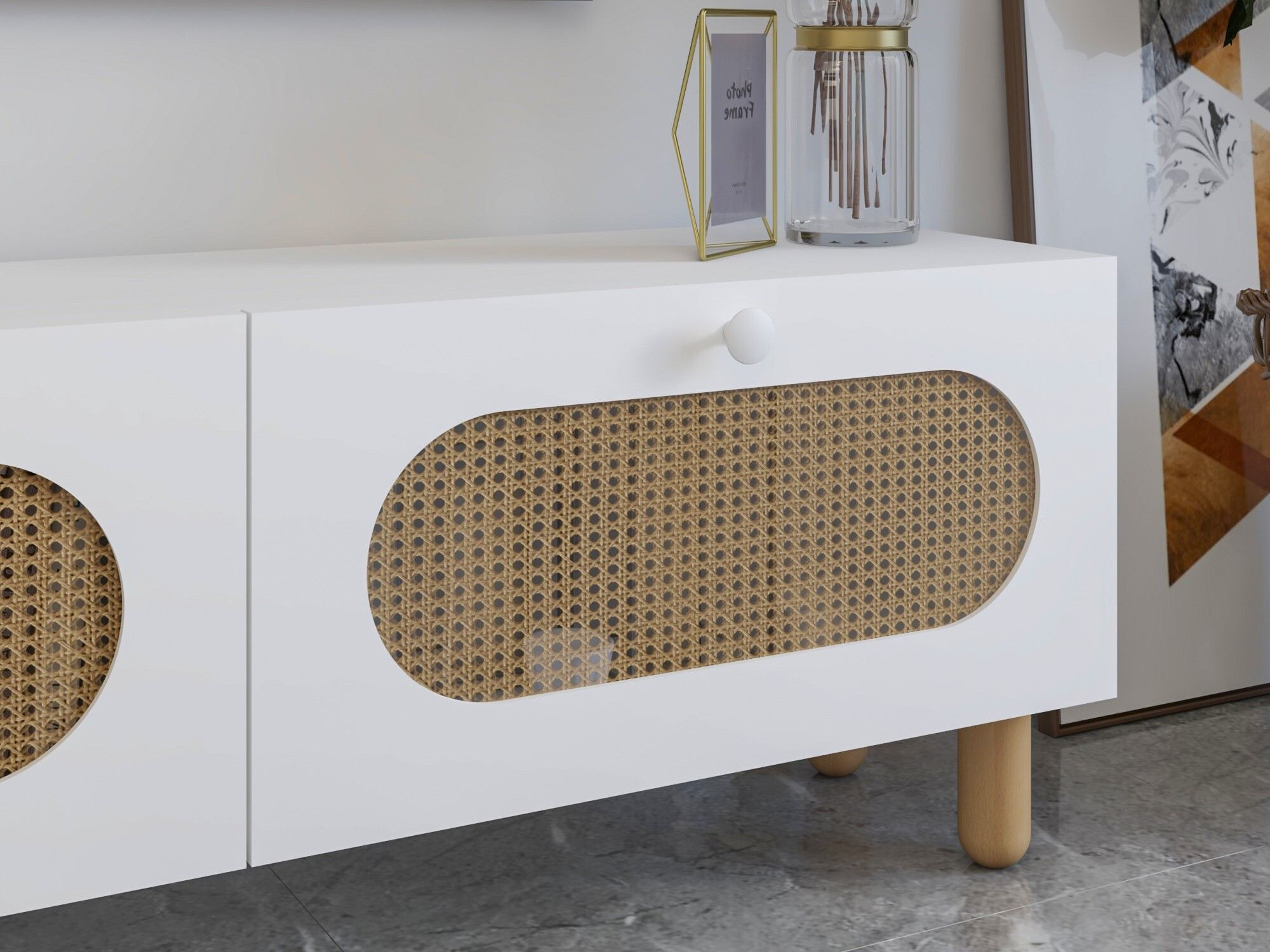 TV galds Kailua 2553 (Balts)