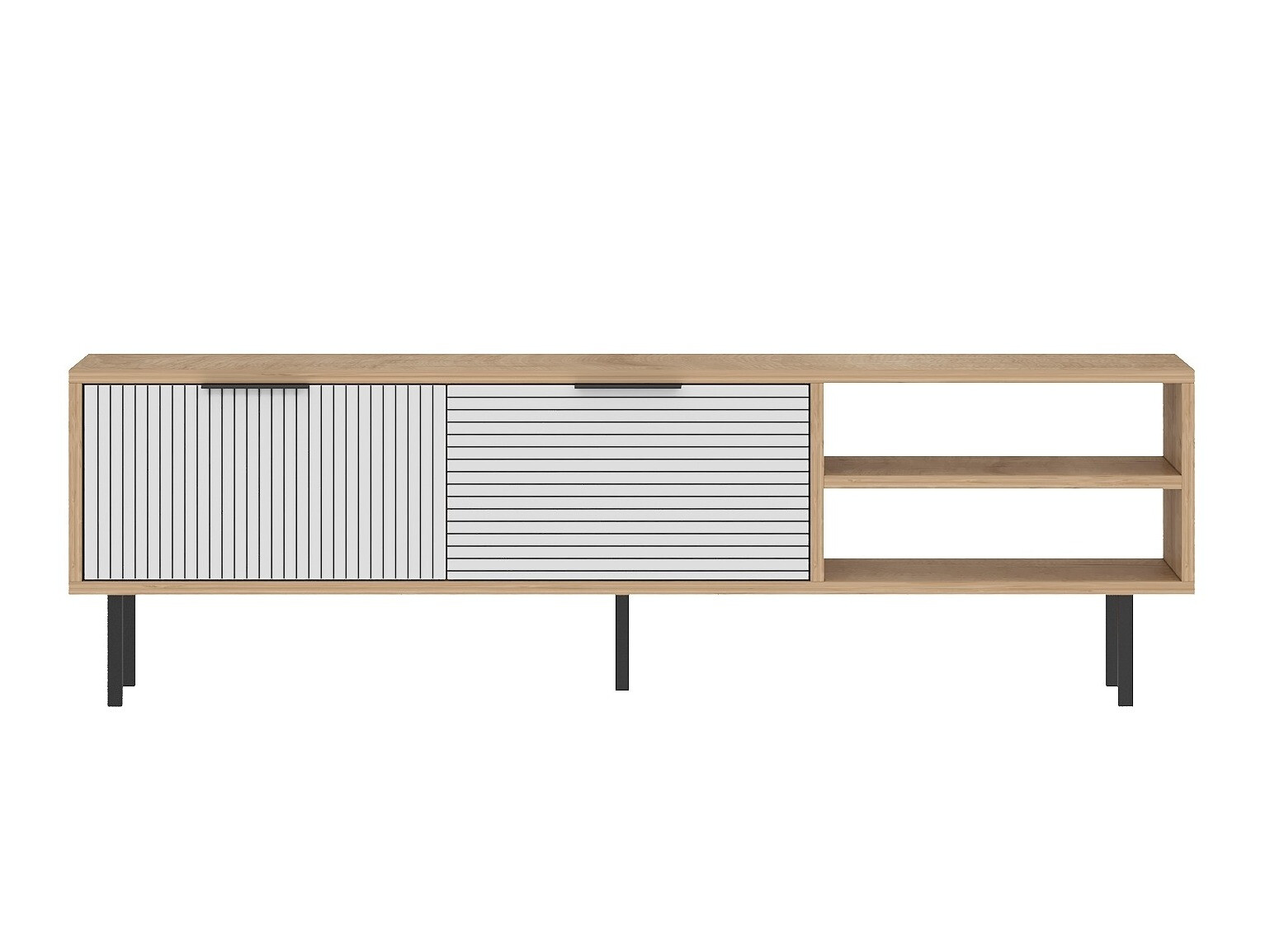 TV galds Kailua 2555 (Balts + Ozols)