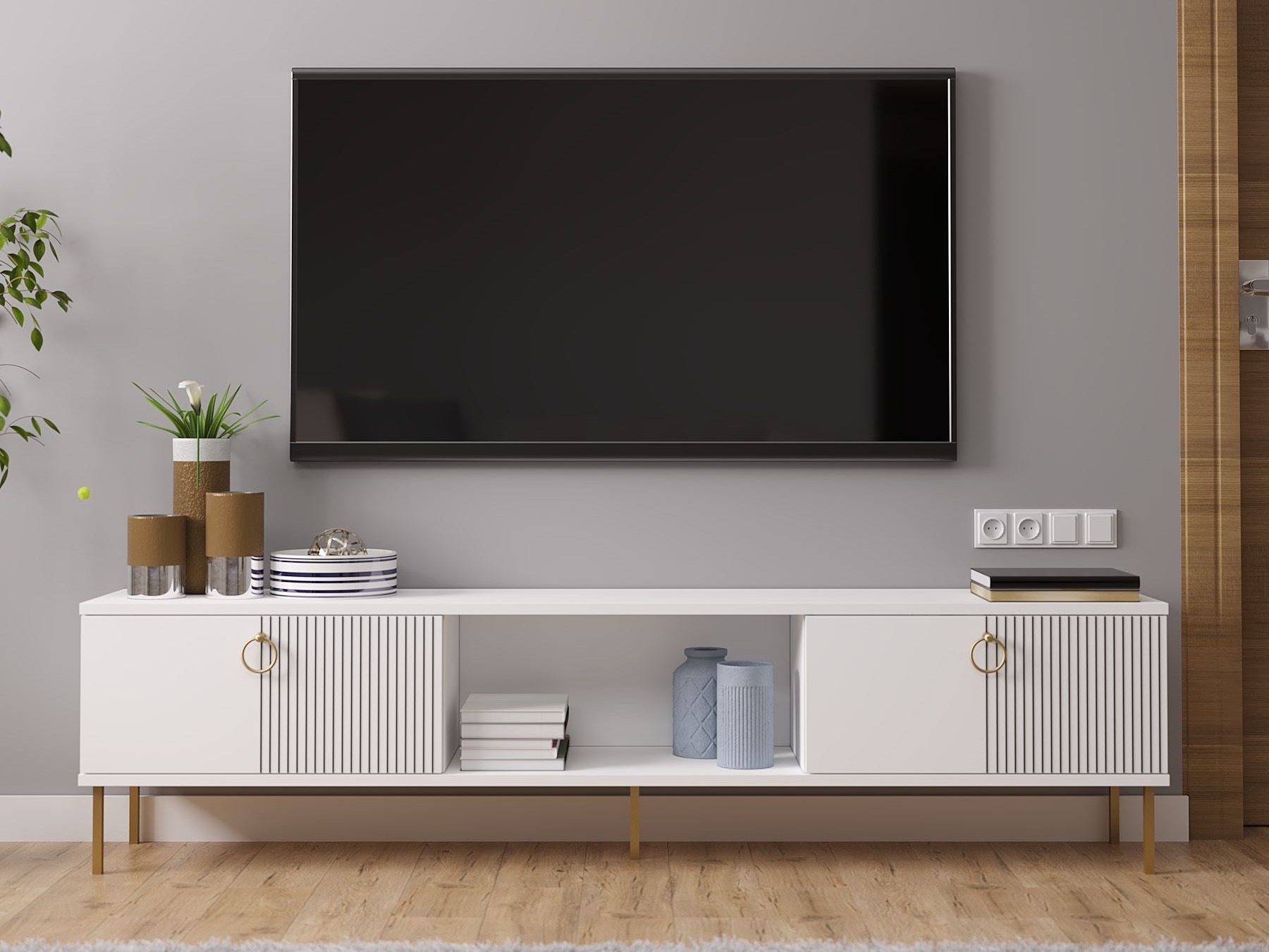 TV galds Kailua 2556 (Balts)