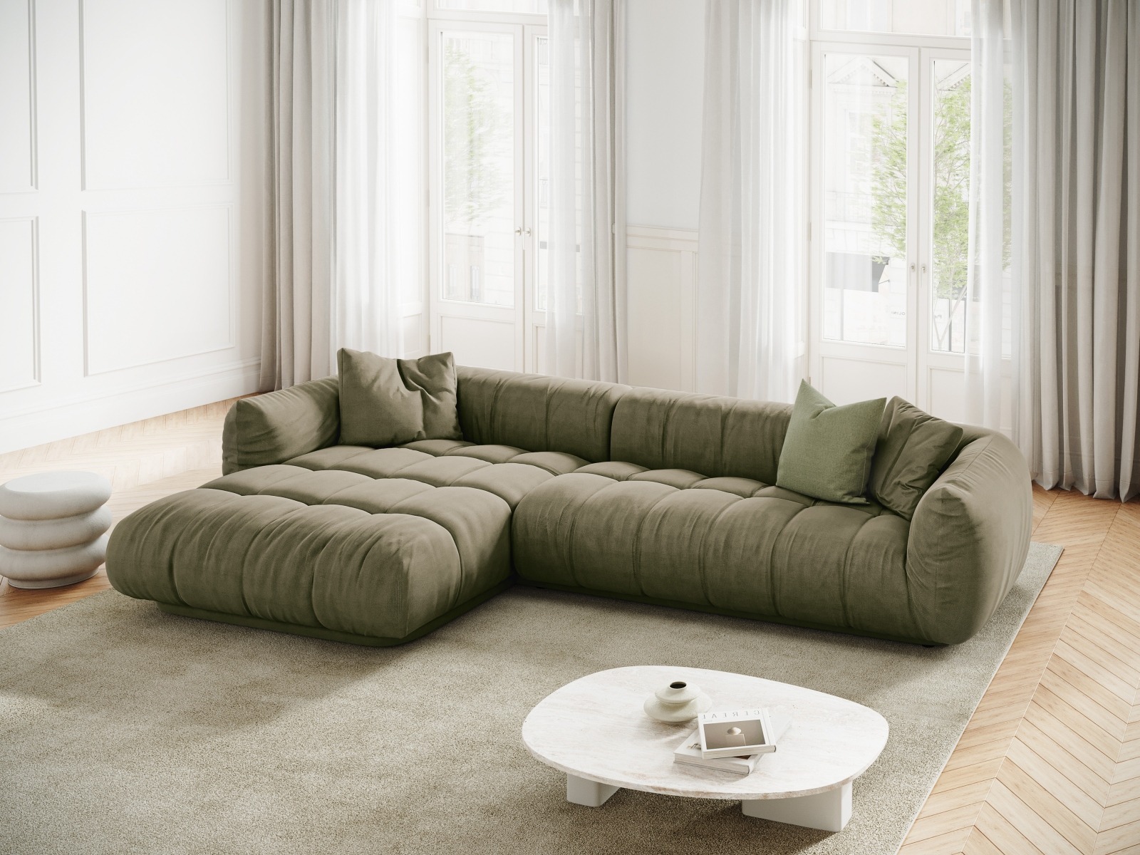 Угловой диван Beckley 179 (Heritage Avocat)