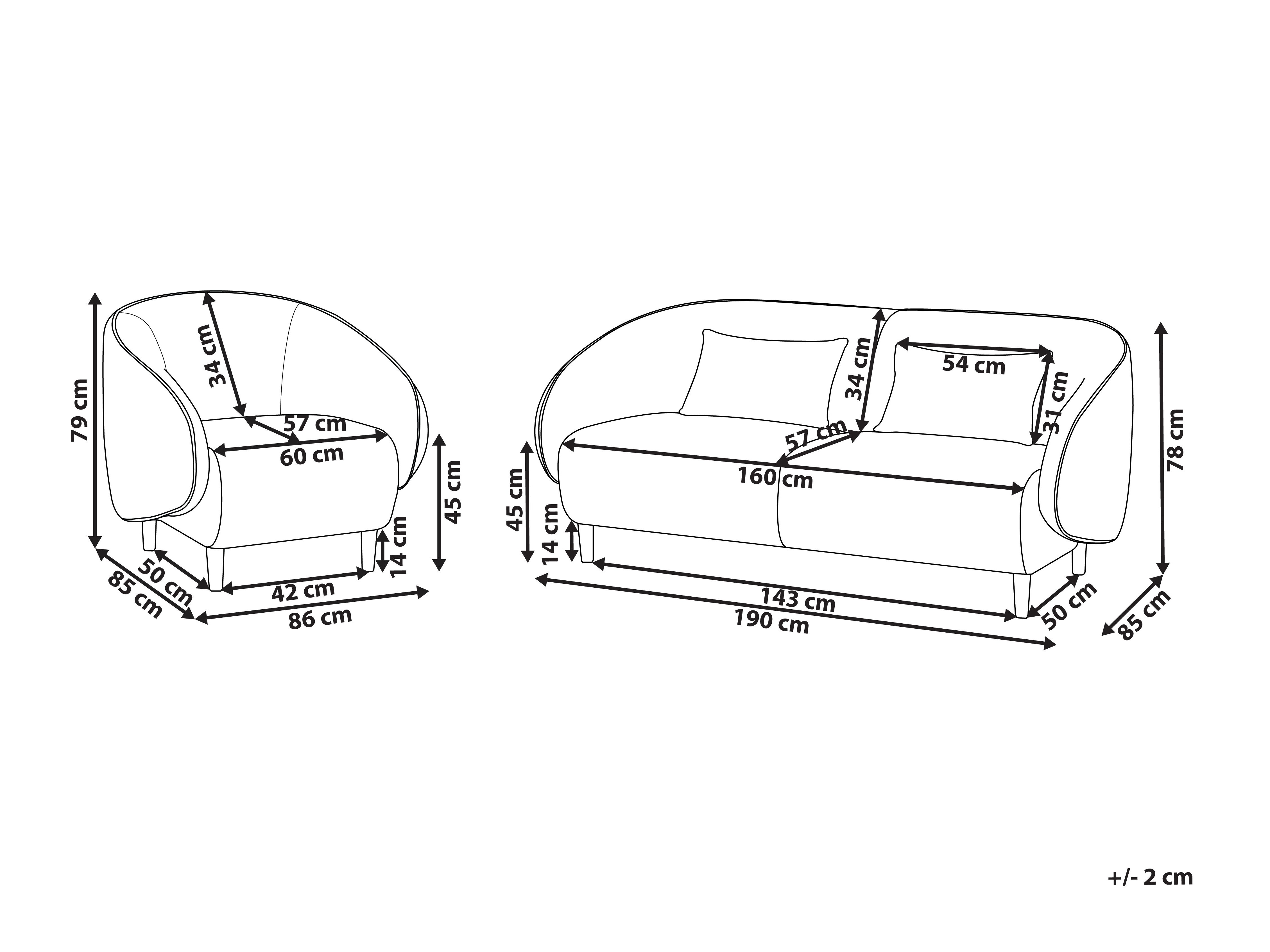 Комплект мягкой мебели Berwyn 2707 (Зелёный)