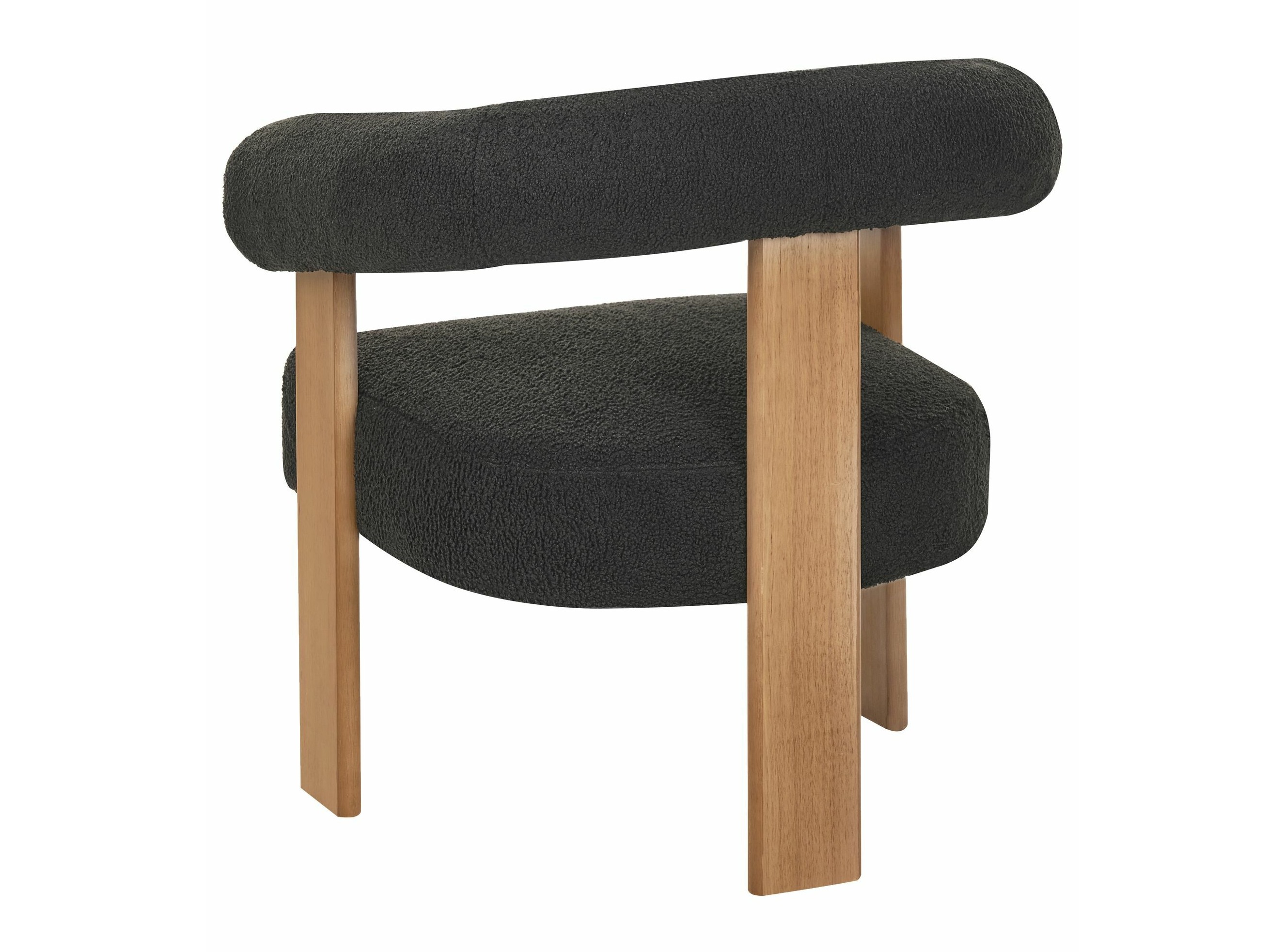 Кресло Berwyn 2708 (Чёрный + Темное дерево)