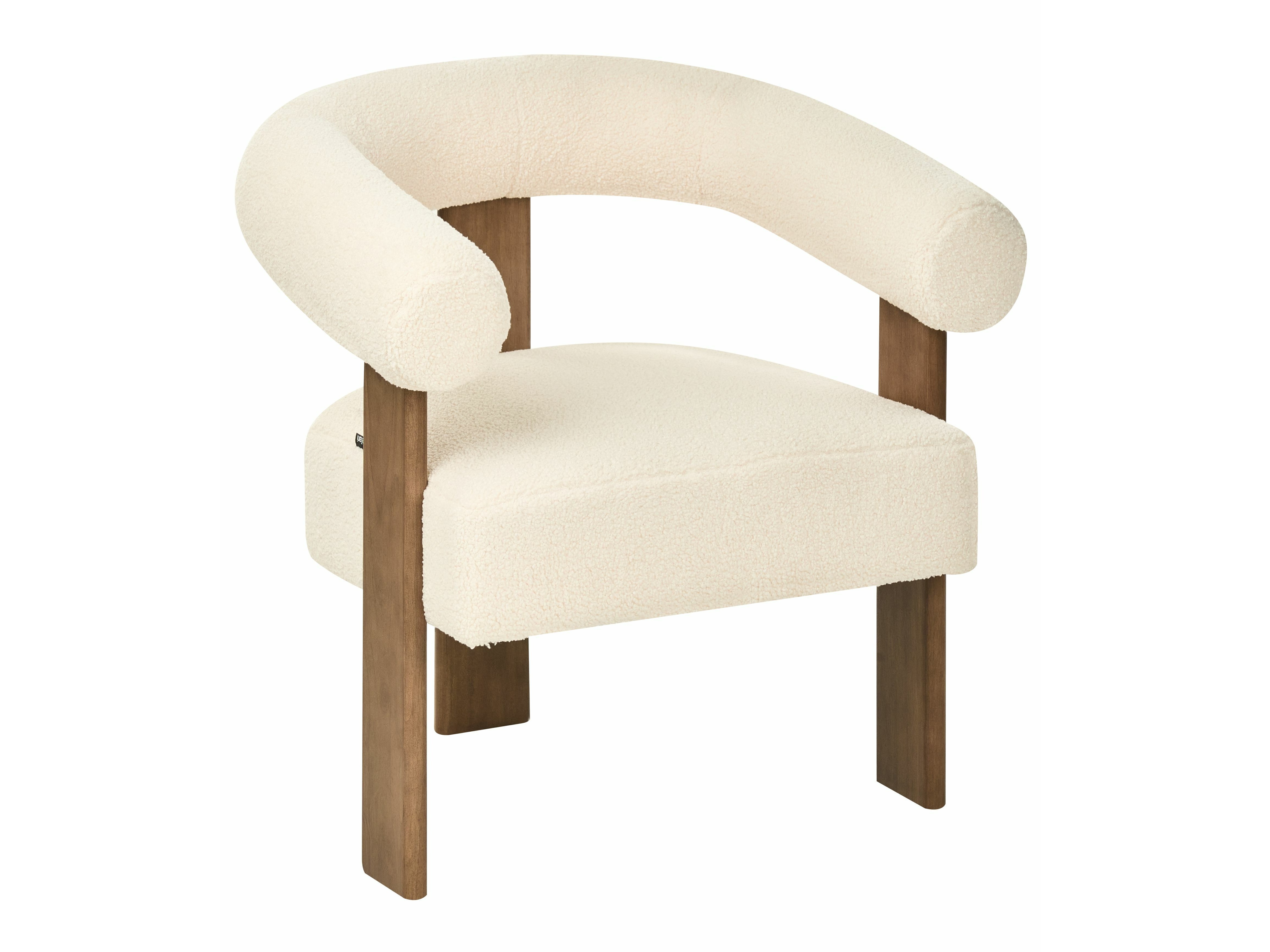 Krēsls Berwyn 2708 (Balts + Tumšs koks)