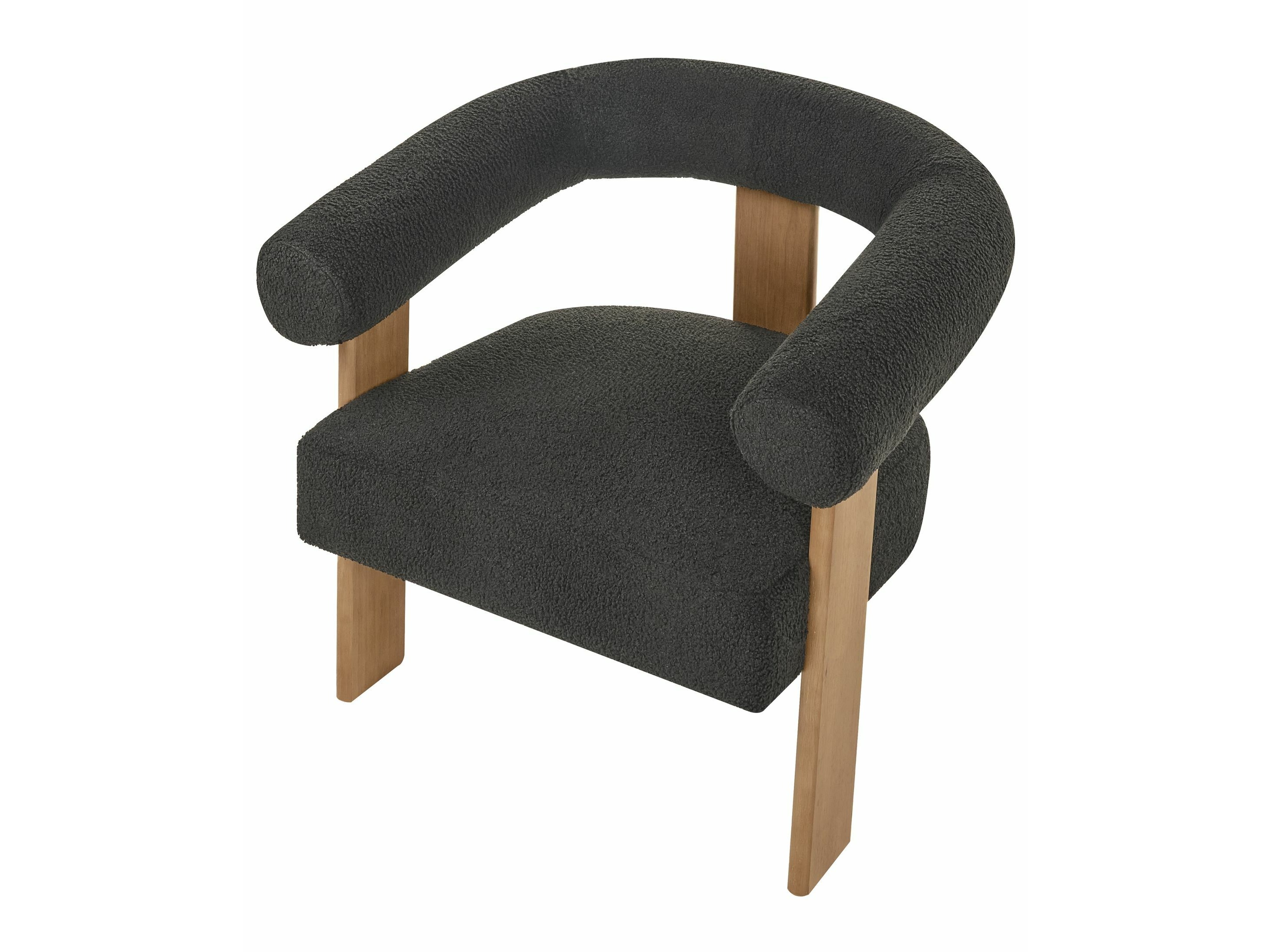 Krēsls Berwyn 2708 (Melns + Tumšs koks)