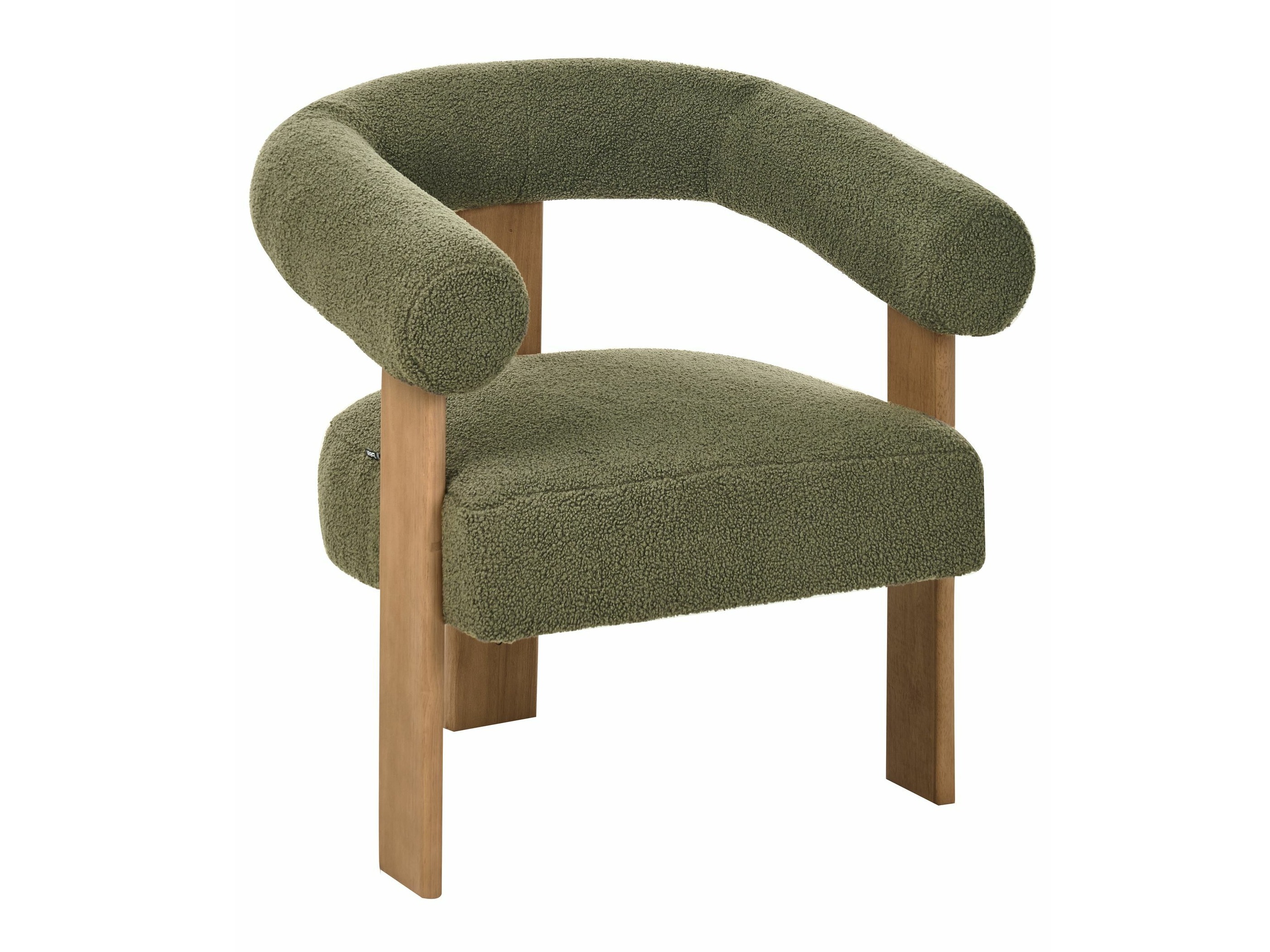 Krēsls Berwyn 2708 (Zaļš + Tumšs koks)