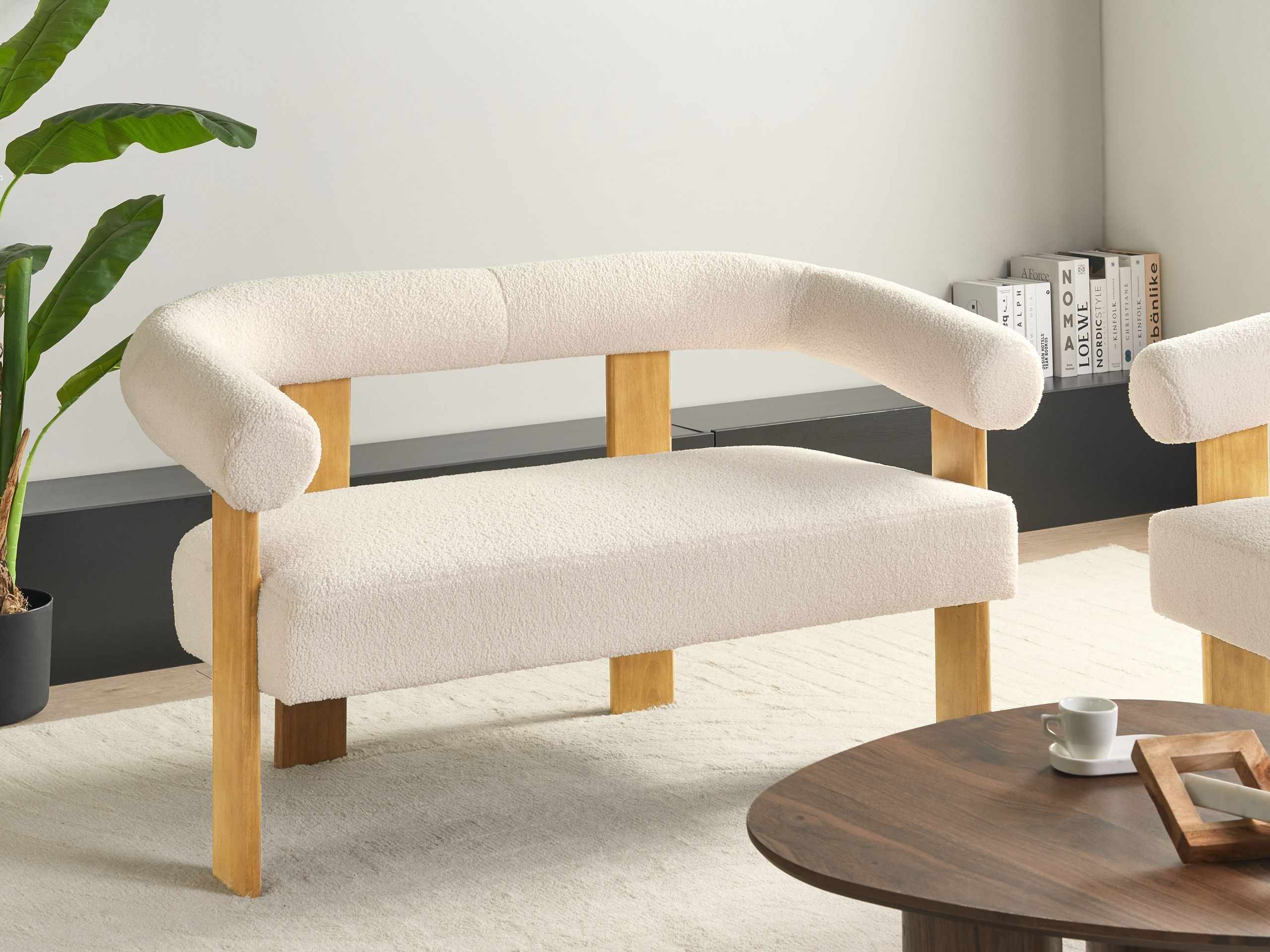 Mīkstais sols Berwyn 2709 (Balts + Gaišs koks)