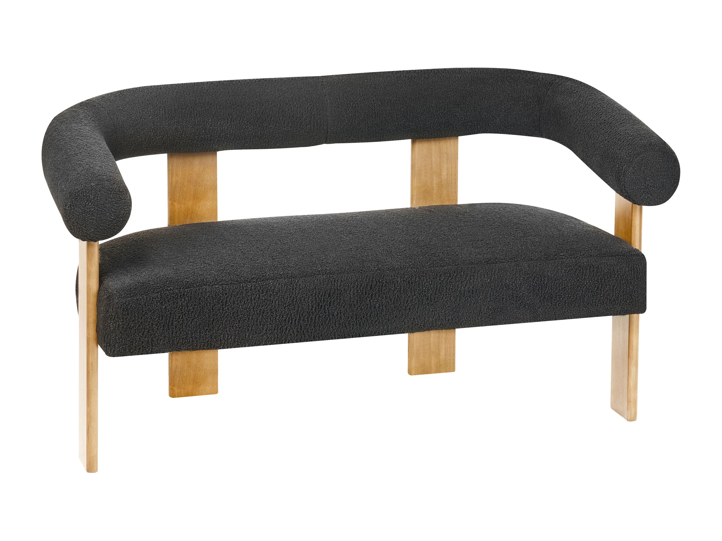 Mīkstais sols Berwyn 2709 (Melns + Gaišs koks)