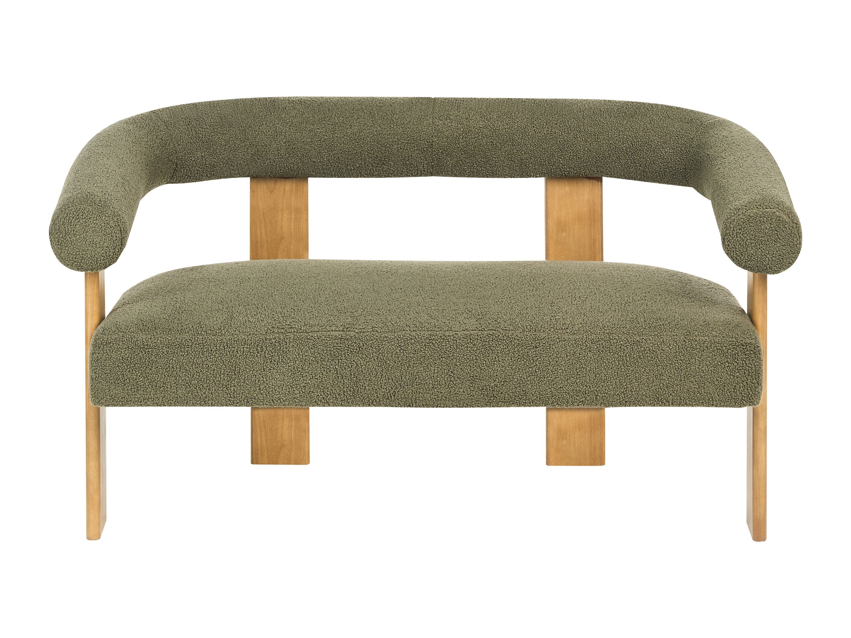 Mīkstais sols Berwyn 2709 (Zaļš + Gaišs koks)