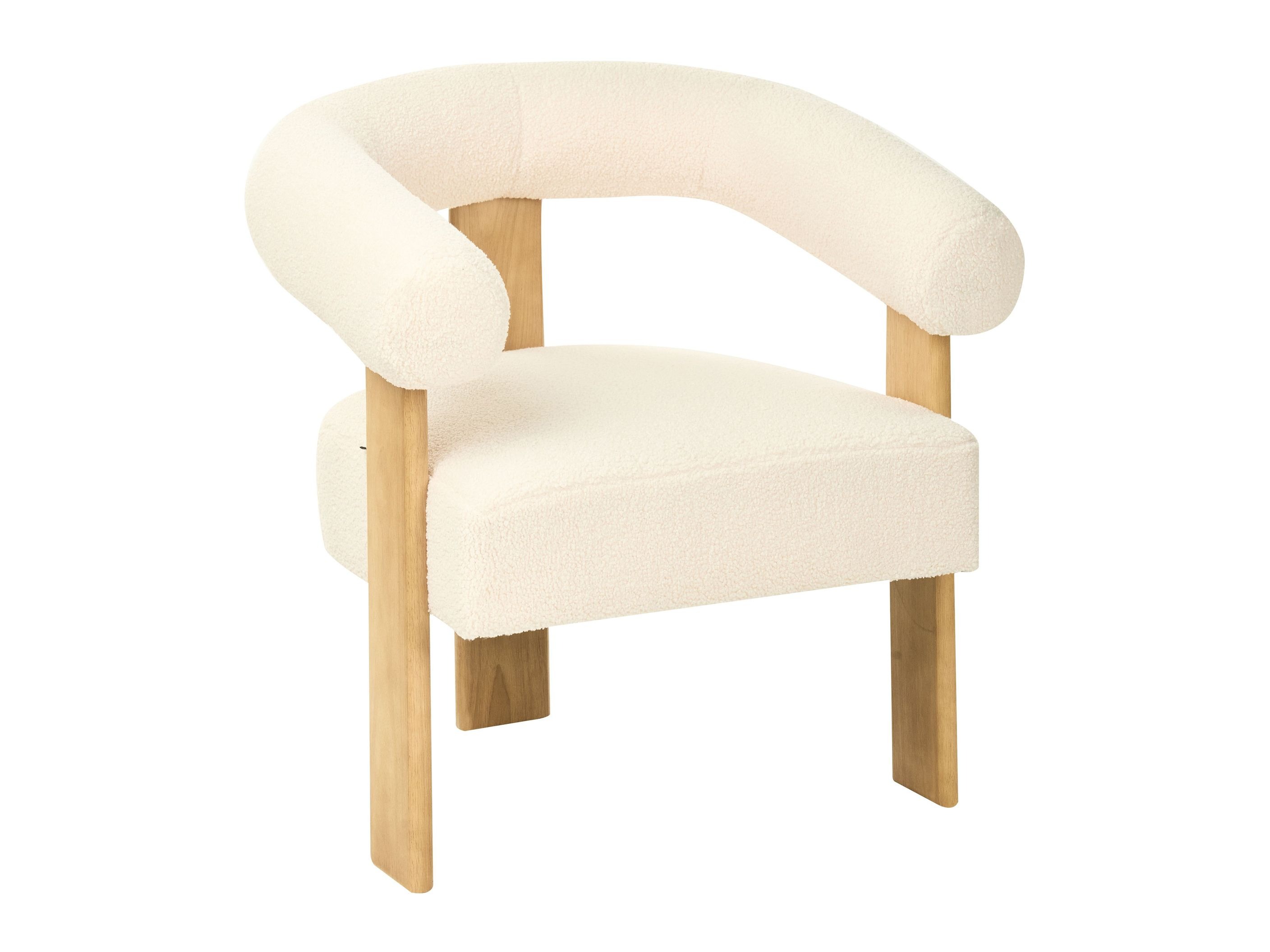 Mīksto mēbeļu komplekts Berwyn 2710 (Balts + Gaišs koks)