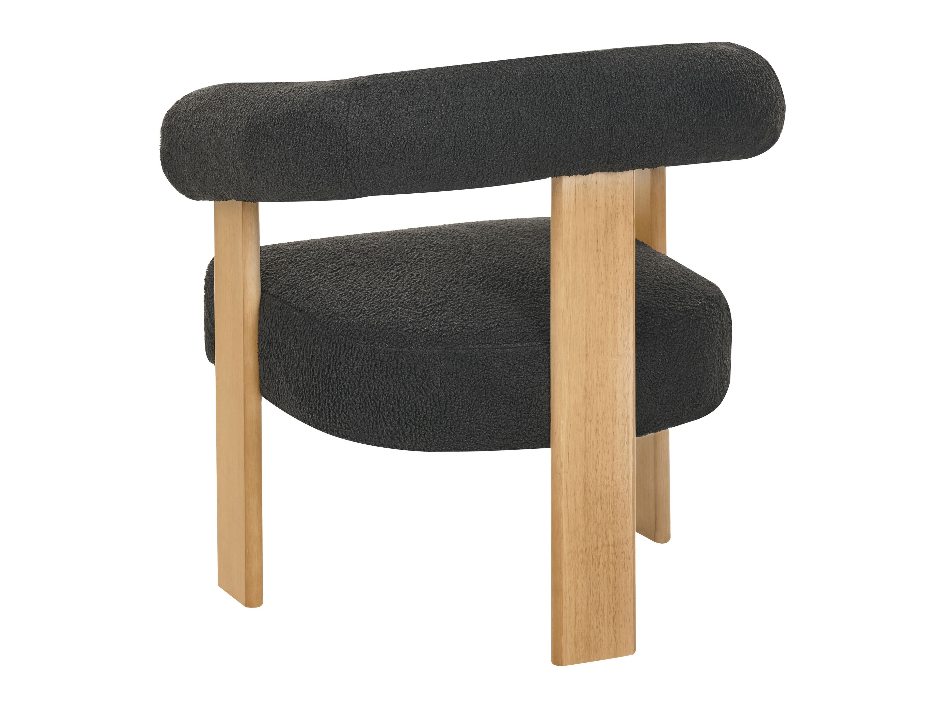 Mīksto mēbeļu komplekts Berwyn 2710 (Melns + Gaišs koks)