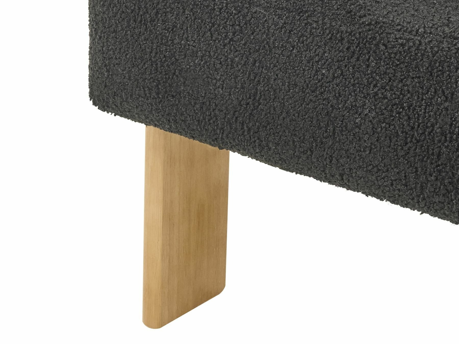 Mīksto mēbeļu komplekts Berwyn 2710 (Melns + Gaišs koks)