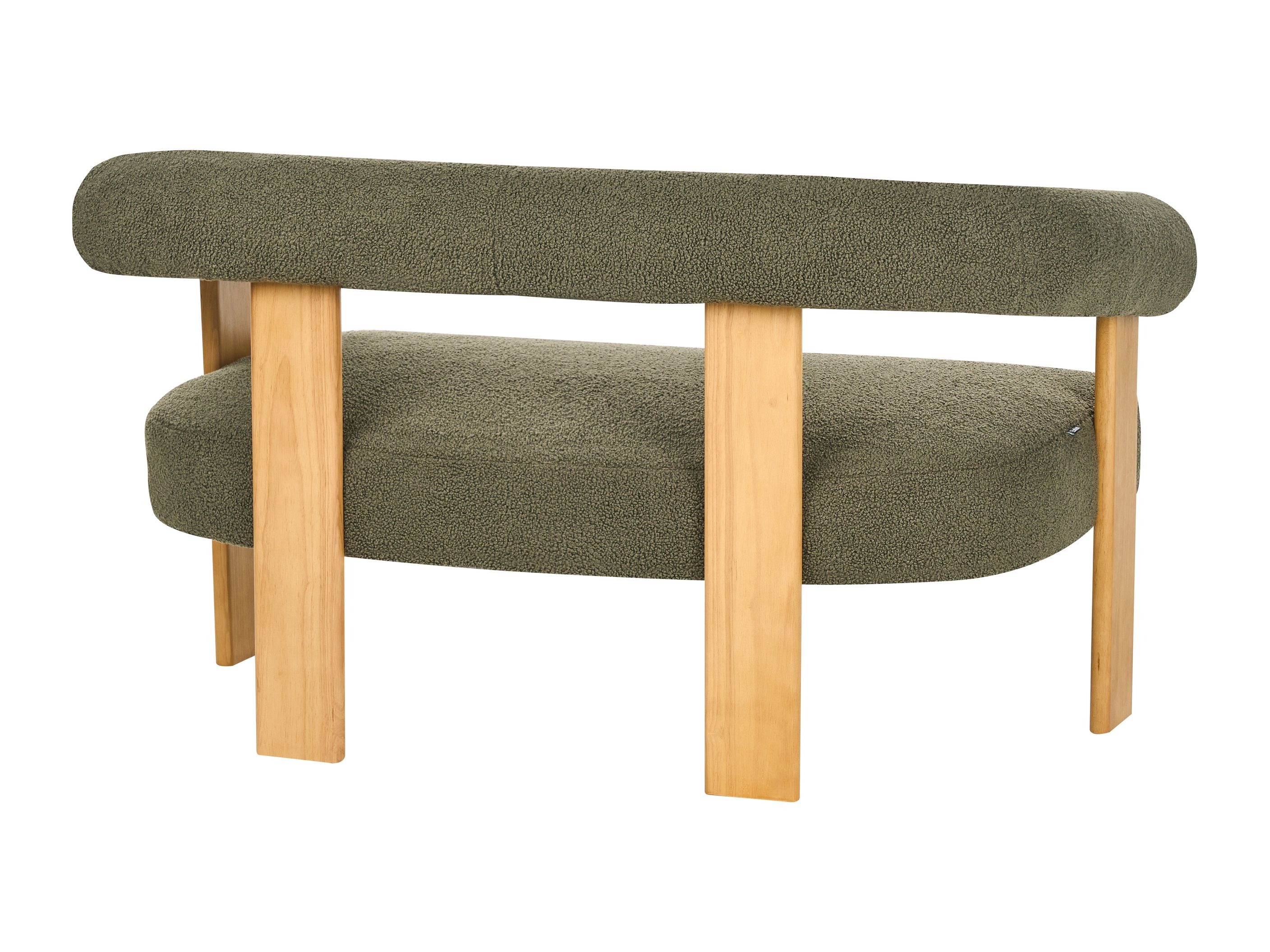 Mīksto mēbeļu komplekts Berwyn 2710 (Zaļš + Gaišs koks)