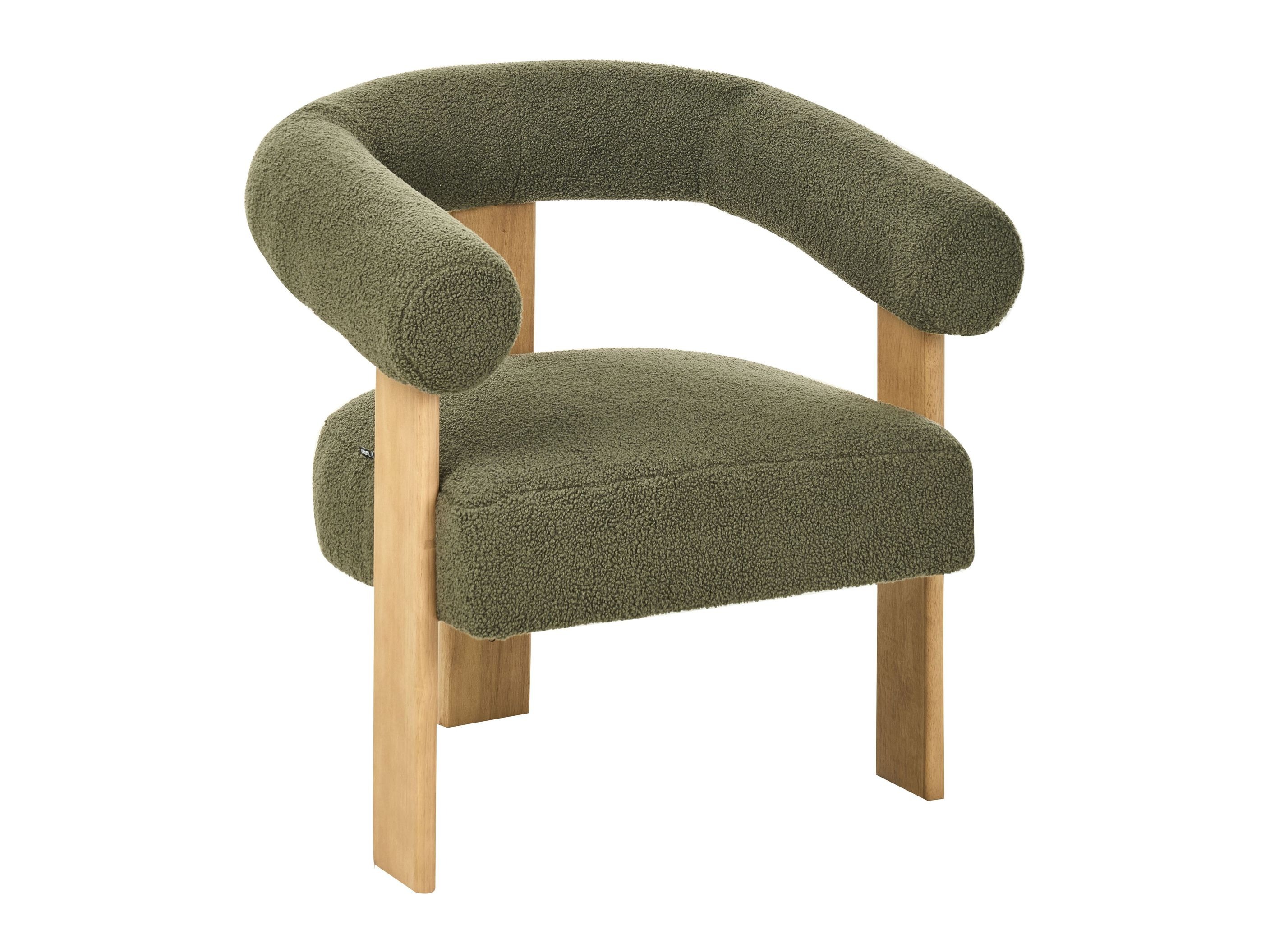 Mīksto mēbeļu komplekts Berwyn 2710 (Zaļš + Gaišs koks)