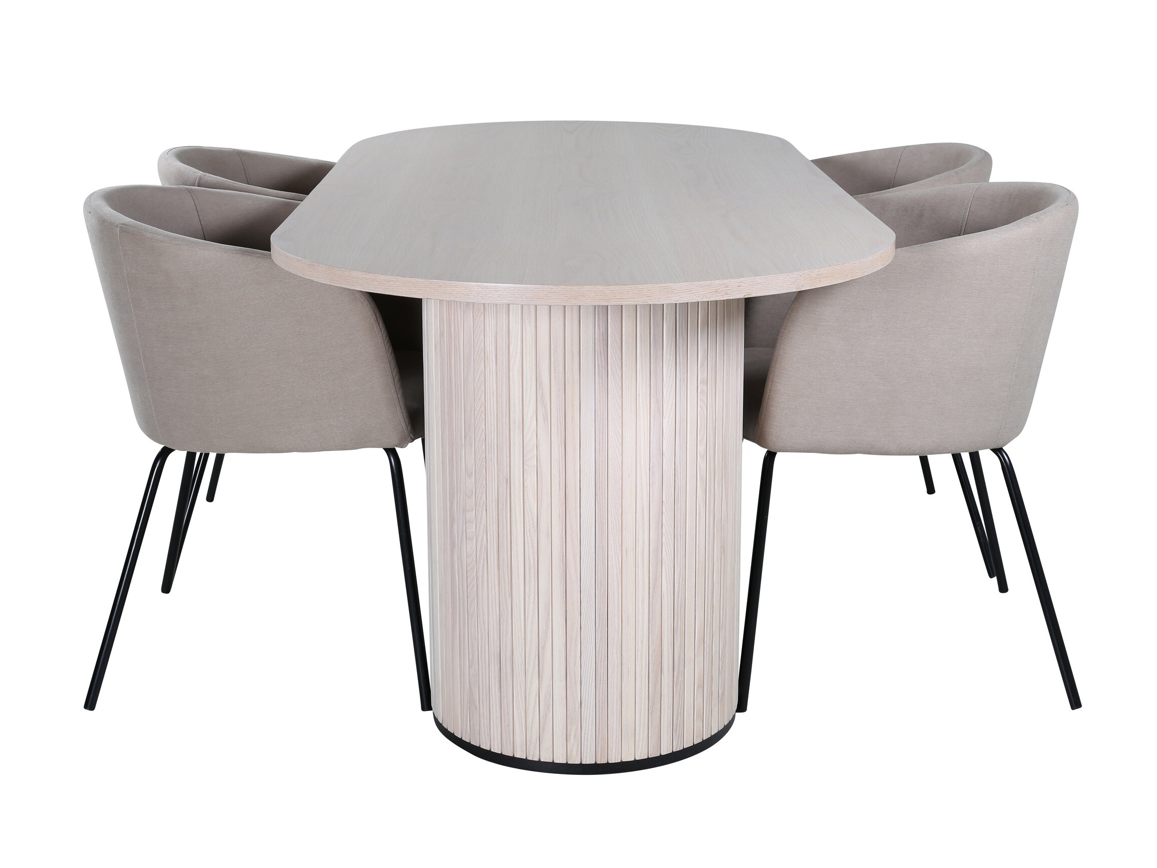 Обеденный гарнитур Dallas 2767 (Бежевый + Чёрный)