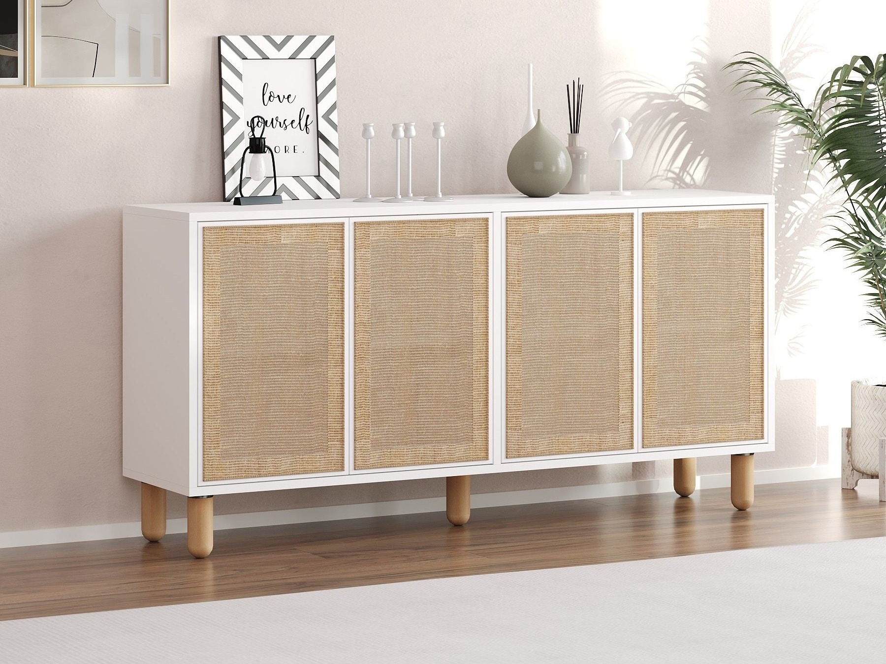 Skapis Kailua 2558 (Balts)