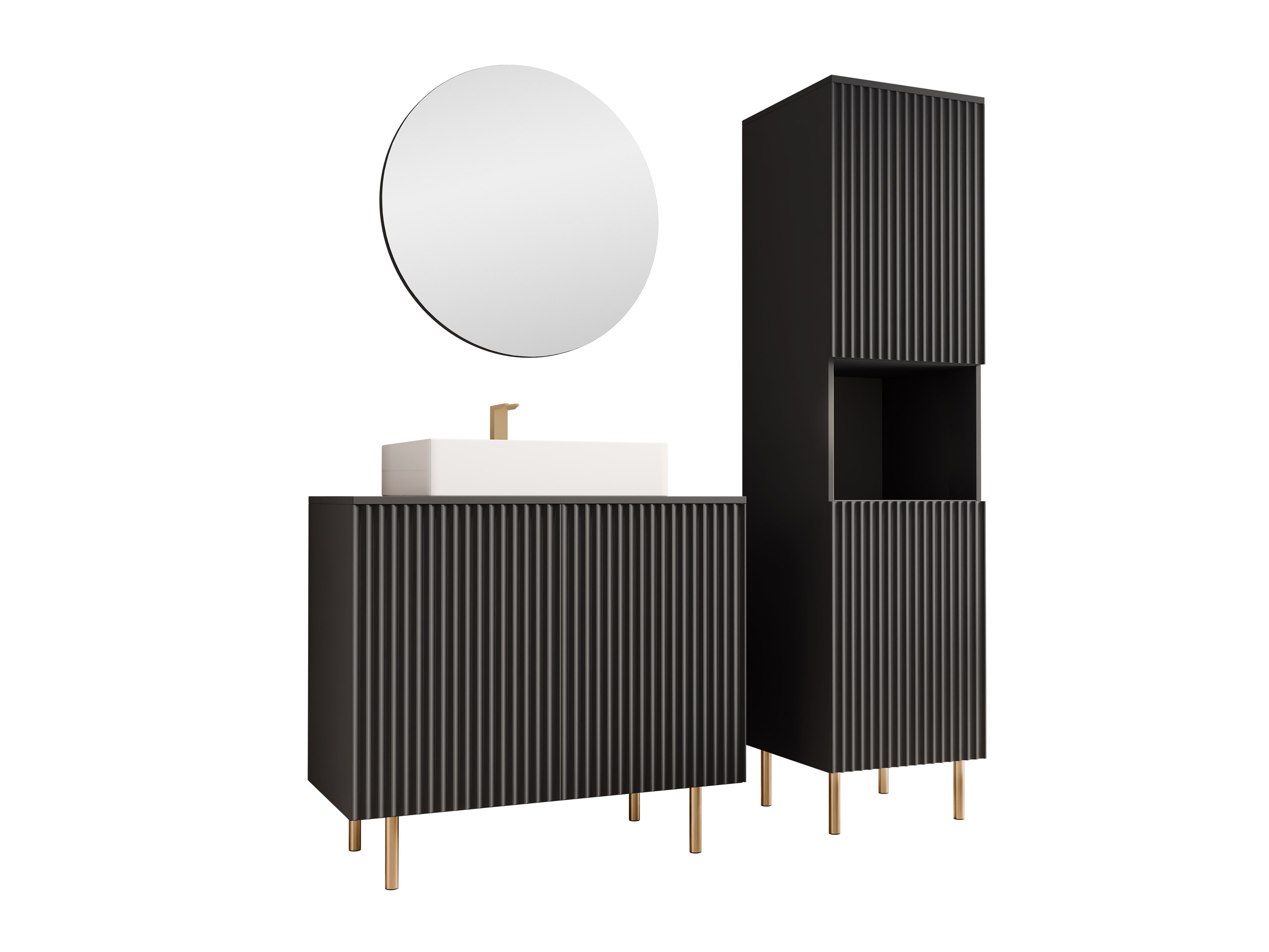 Vannas komplekts Decus III (Melns)