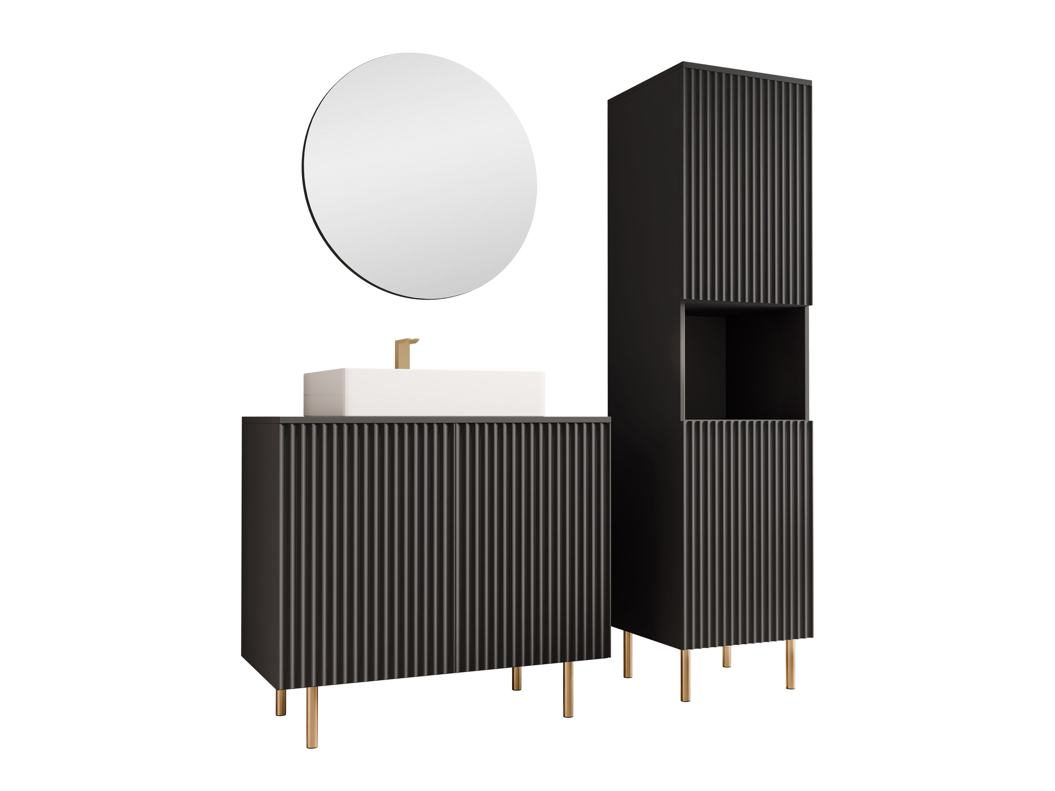 Vannas komplekts Decus III (Melns)