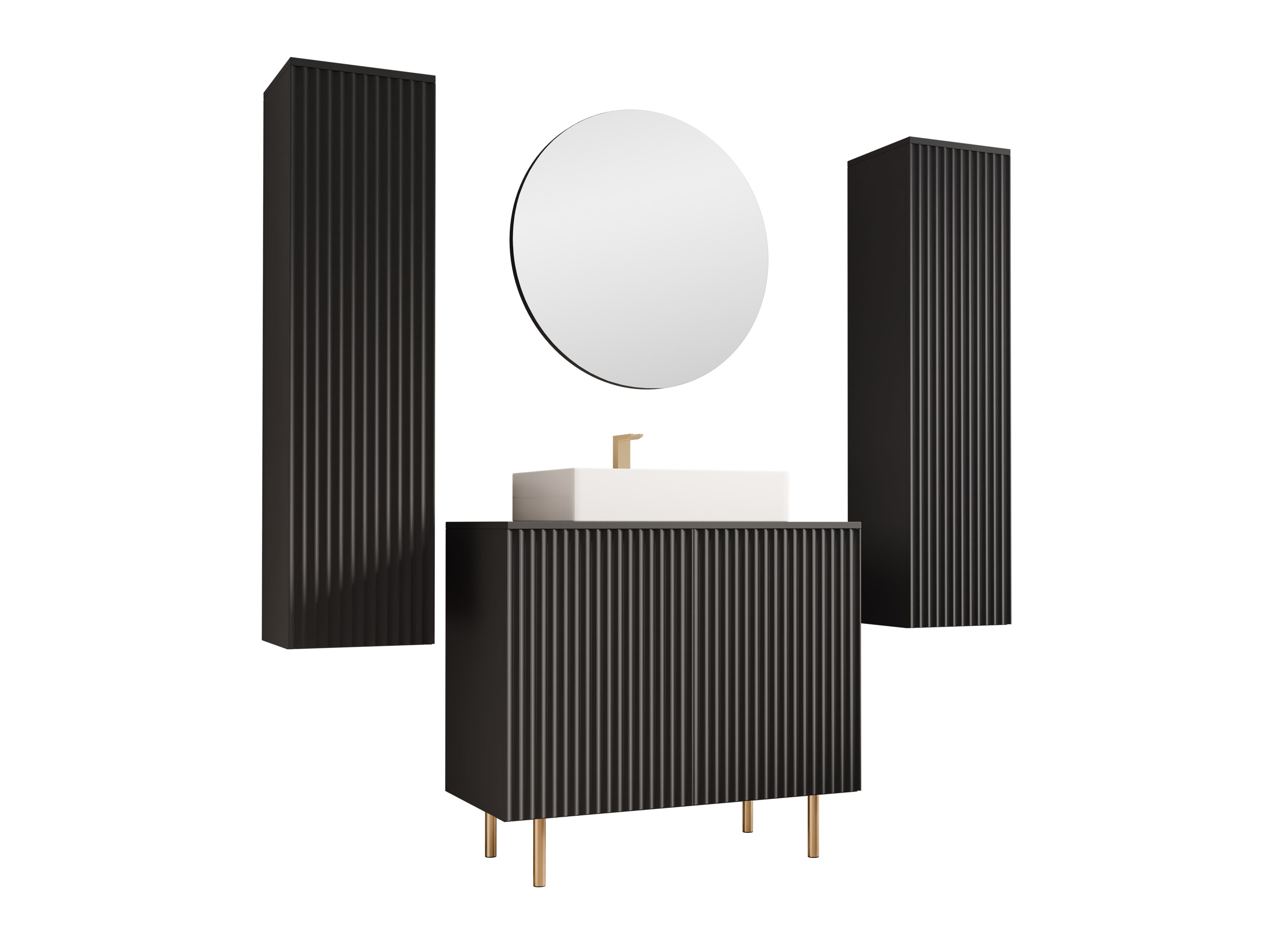 Vannas komplekts Decus IV (Melns)