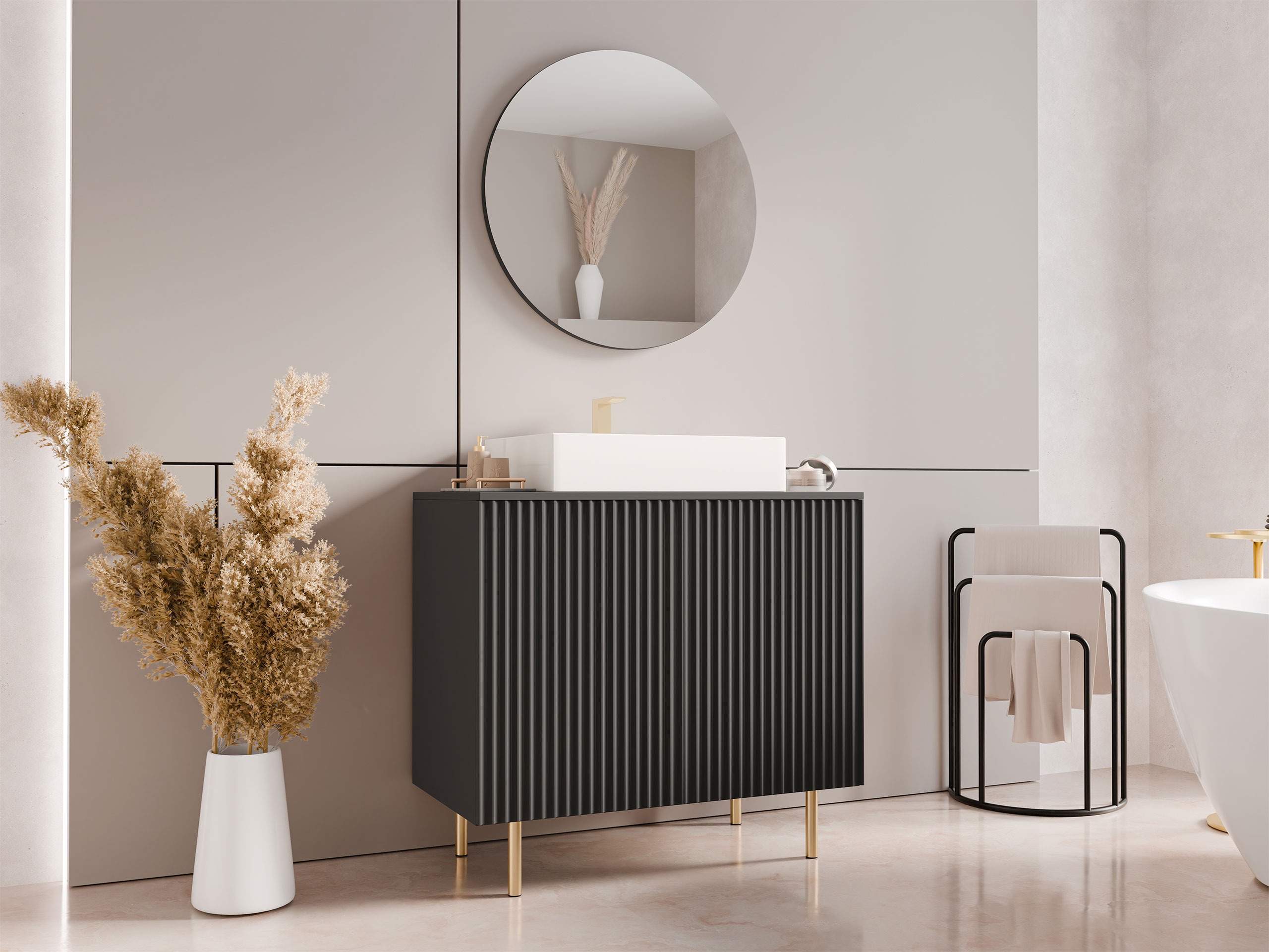 Vannas komplekts Virdomi 109 (Melns)