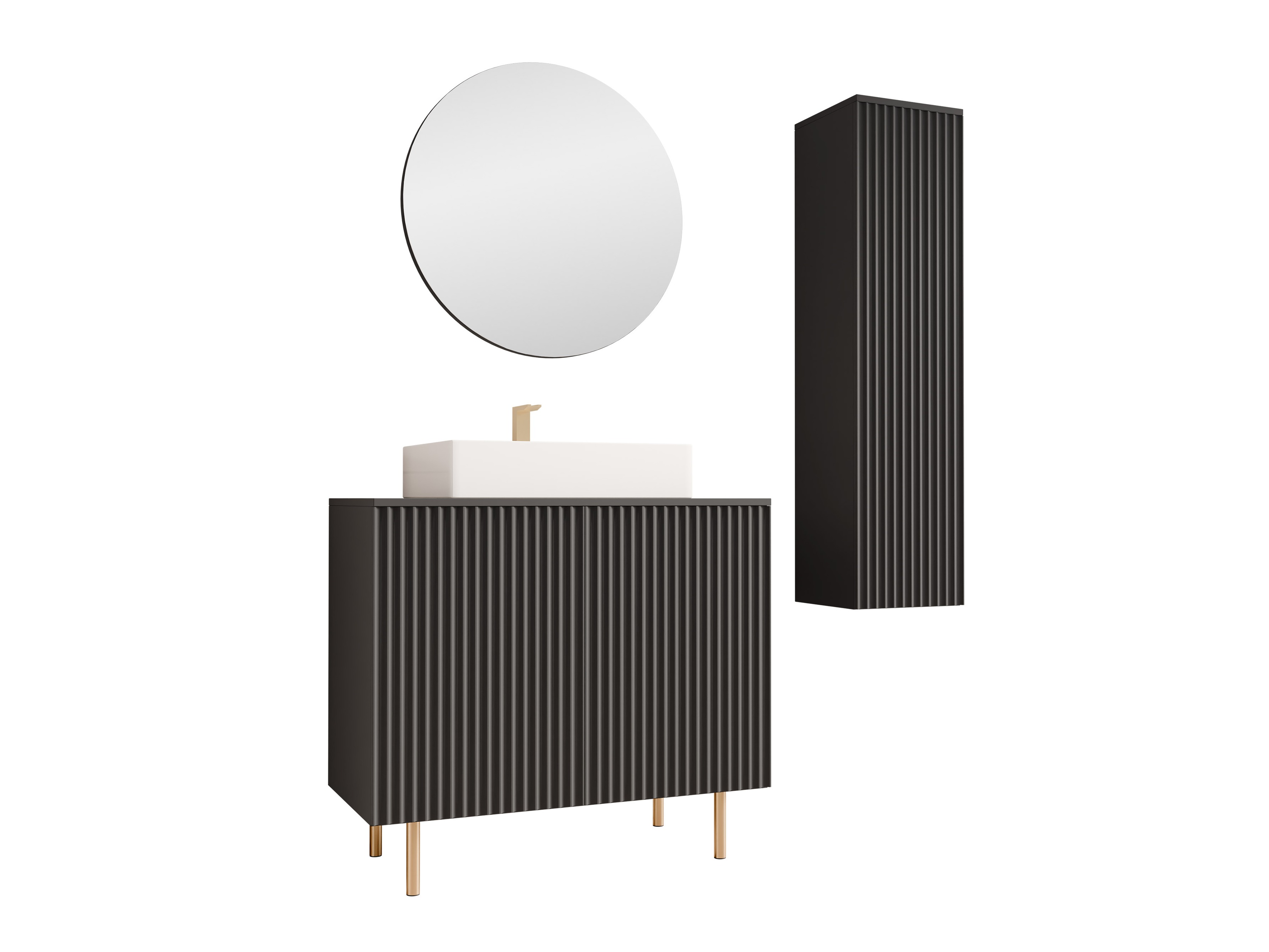 Vannas komplekts Virdomi 110 (Melns)