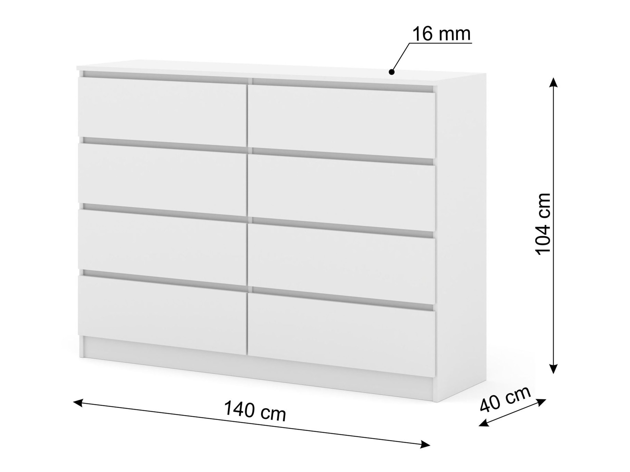 Kомод Buffalo 197 (Белый)